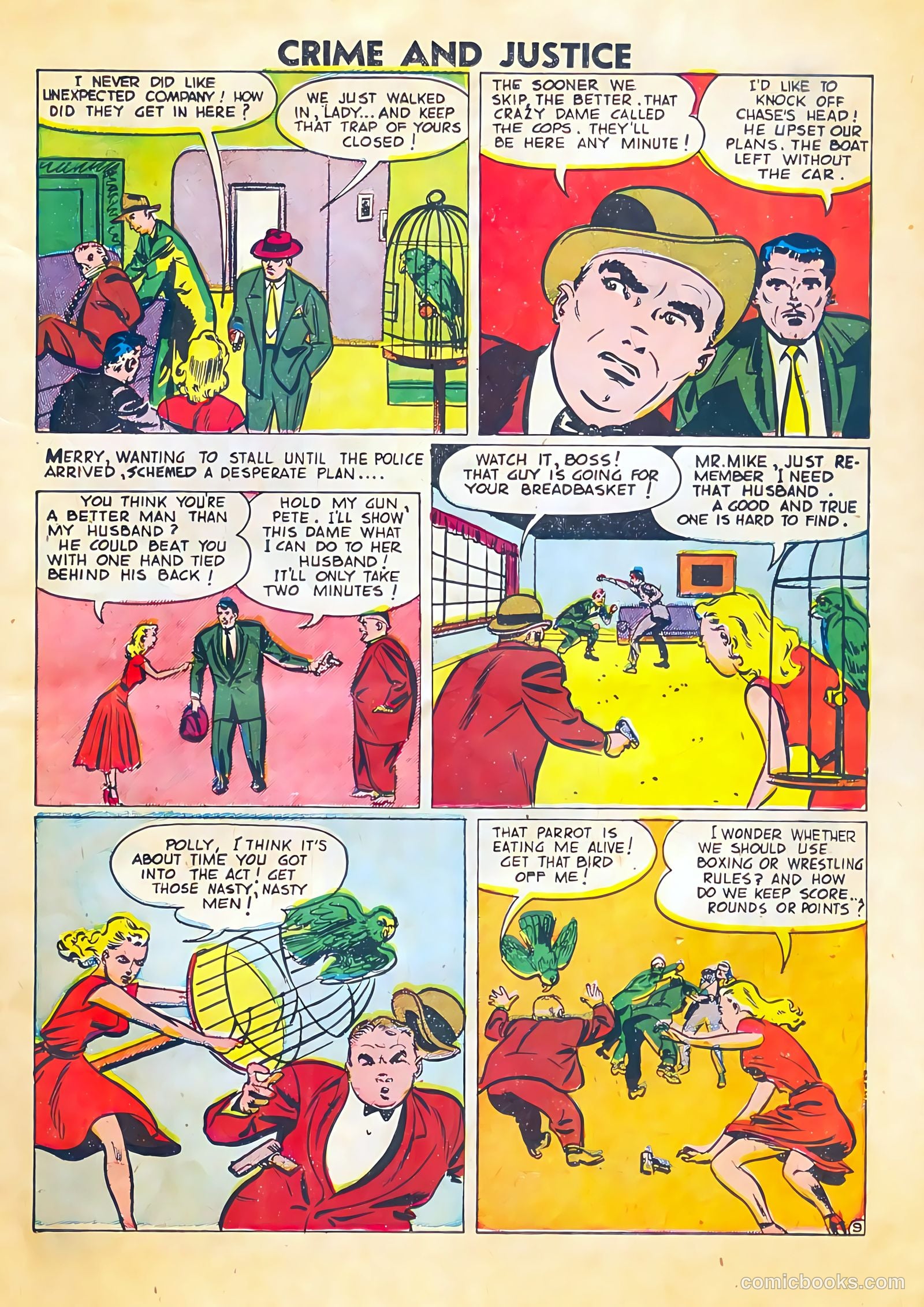 Crime and Justice #8 (1952) — page 11 of 36