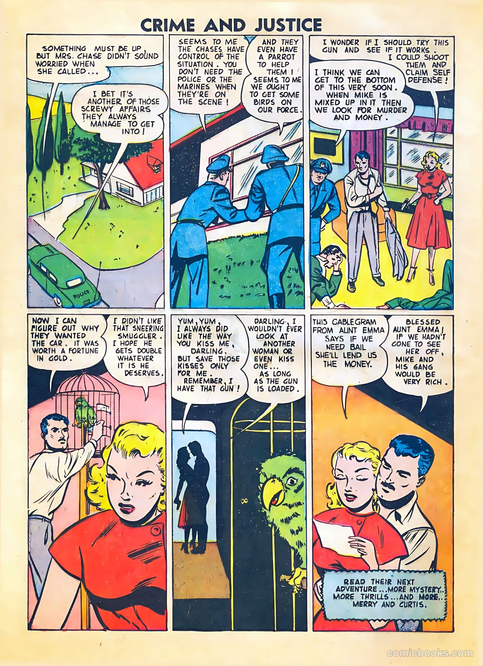 Crime and Justice #8 (1952) — page 12 of 36