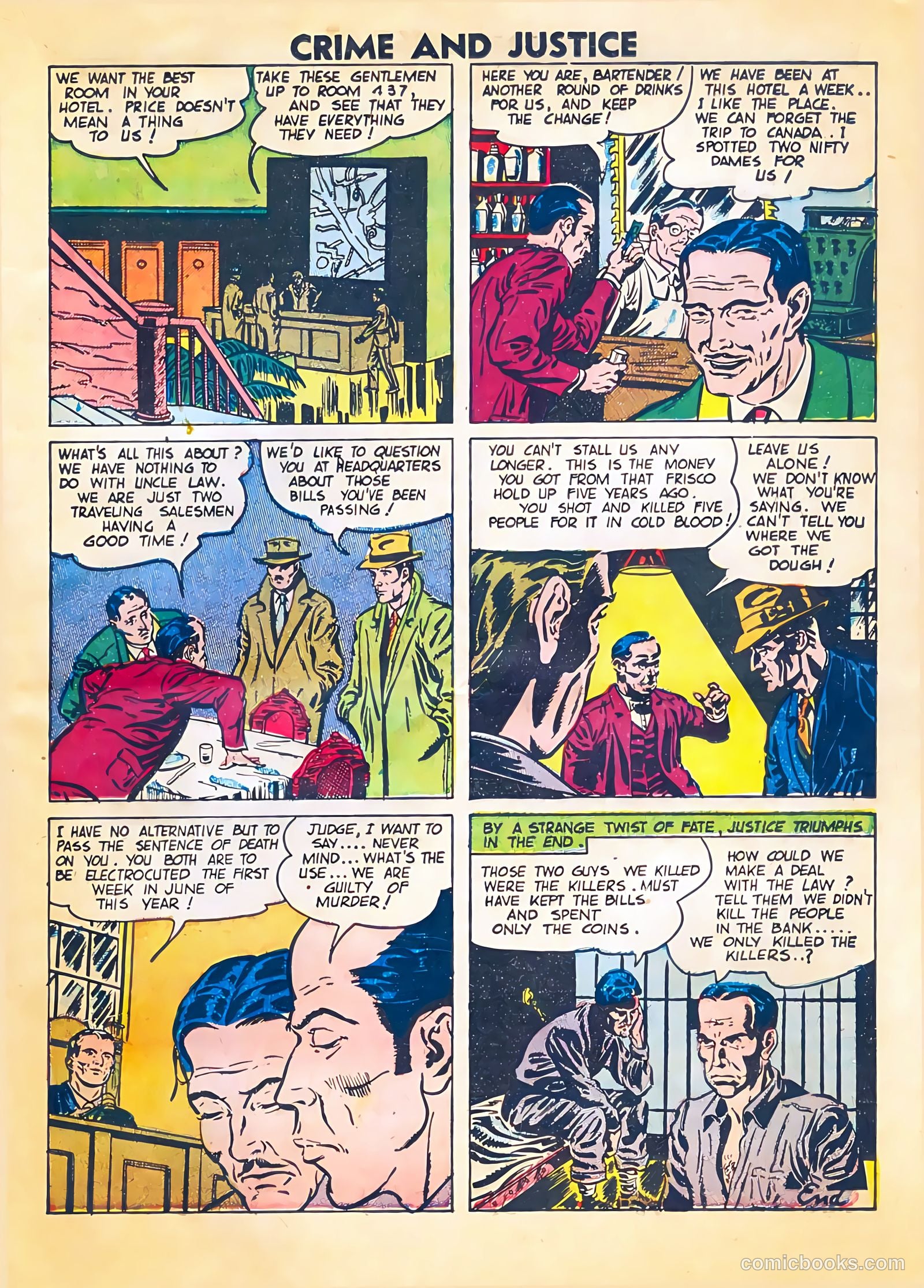 Crime and Justice #8 (1952) — page 17 of 36