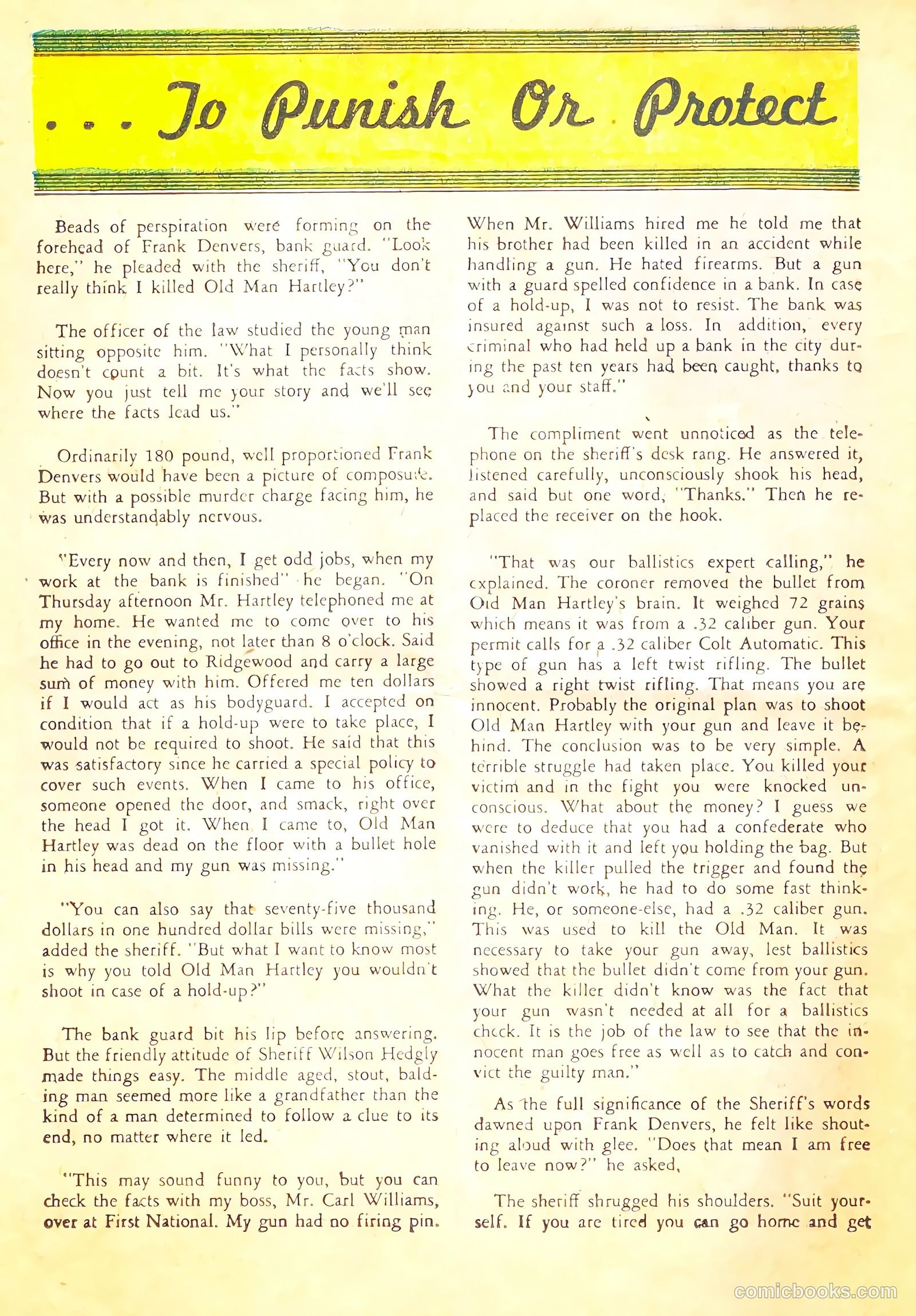 Crime and Justice #8 (1952) — page 18 of 36