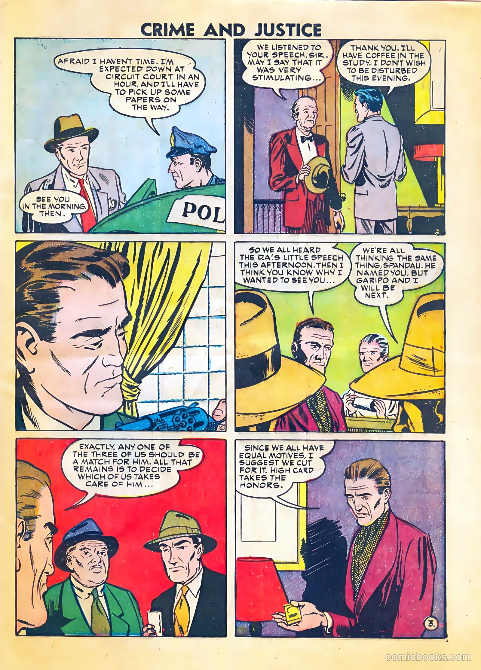 Crime and Justice #8 (1952) — page 25 of 36