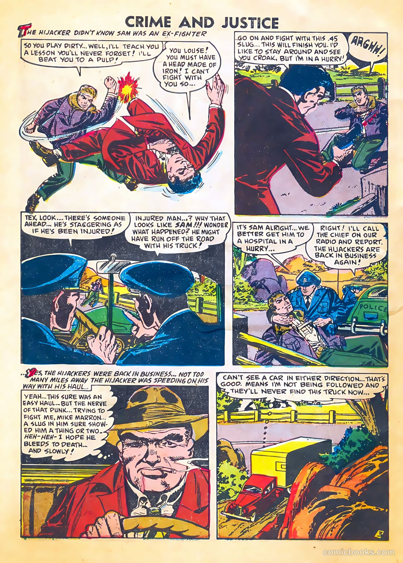 Crime and Justice #8 (1952) — page 30 of 36