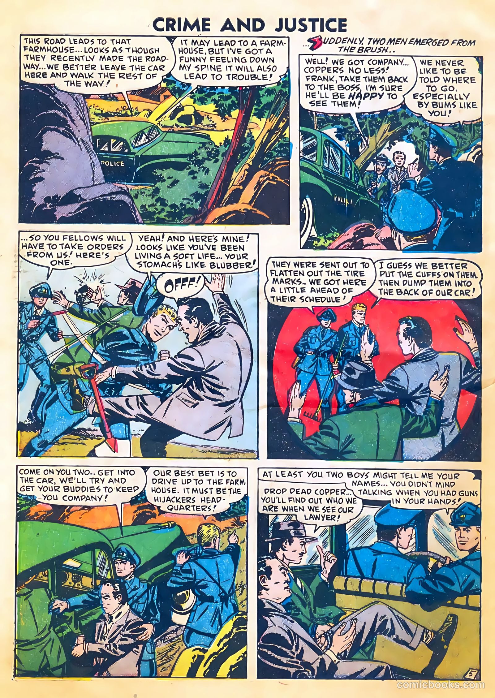 Crime and Justice #8 (1952) — page 32 of 36
