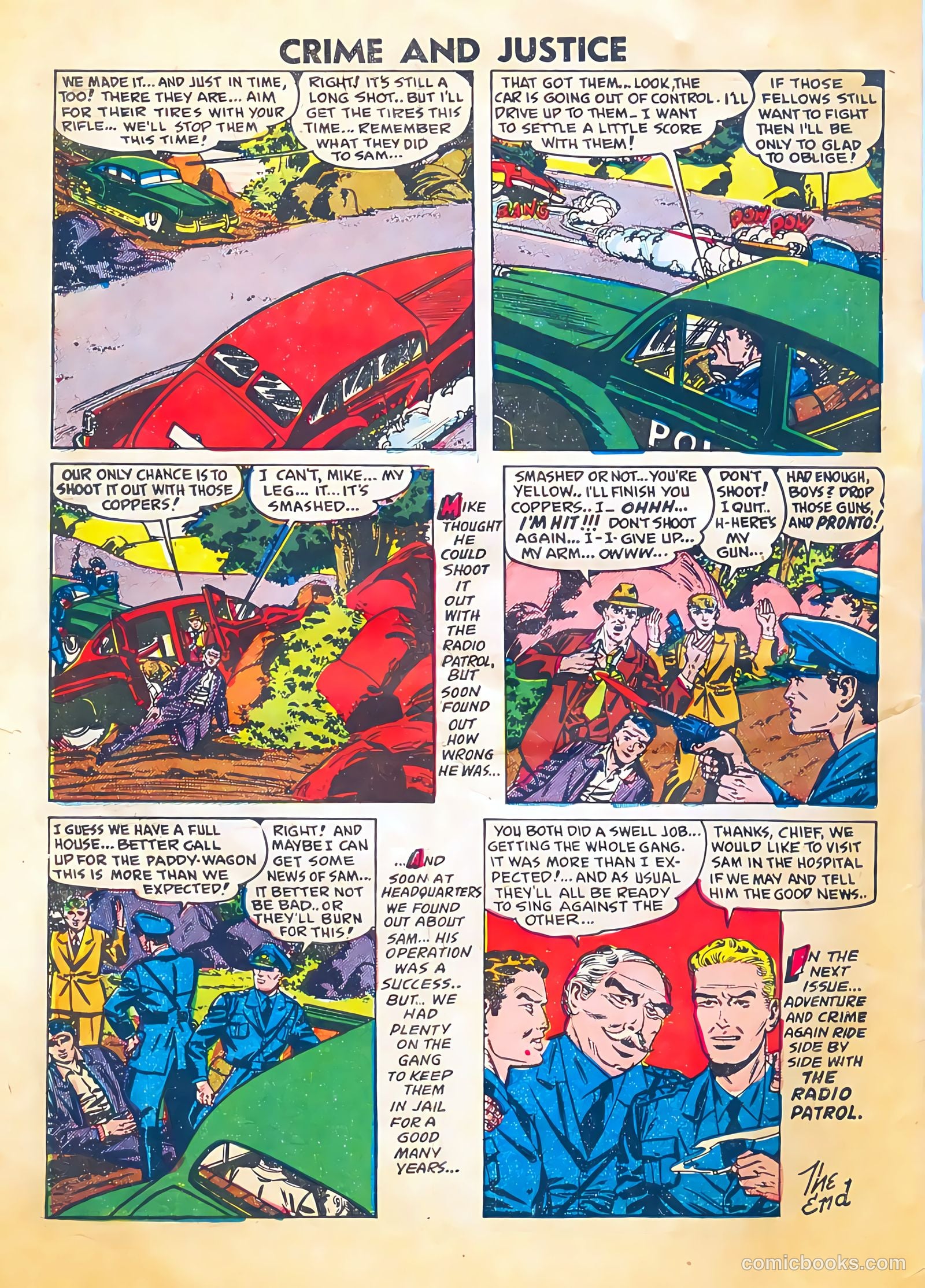 Crime and Justice #8 (1952) — page 34 of 36