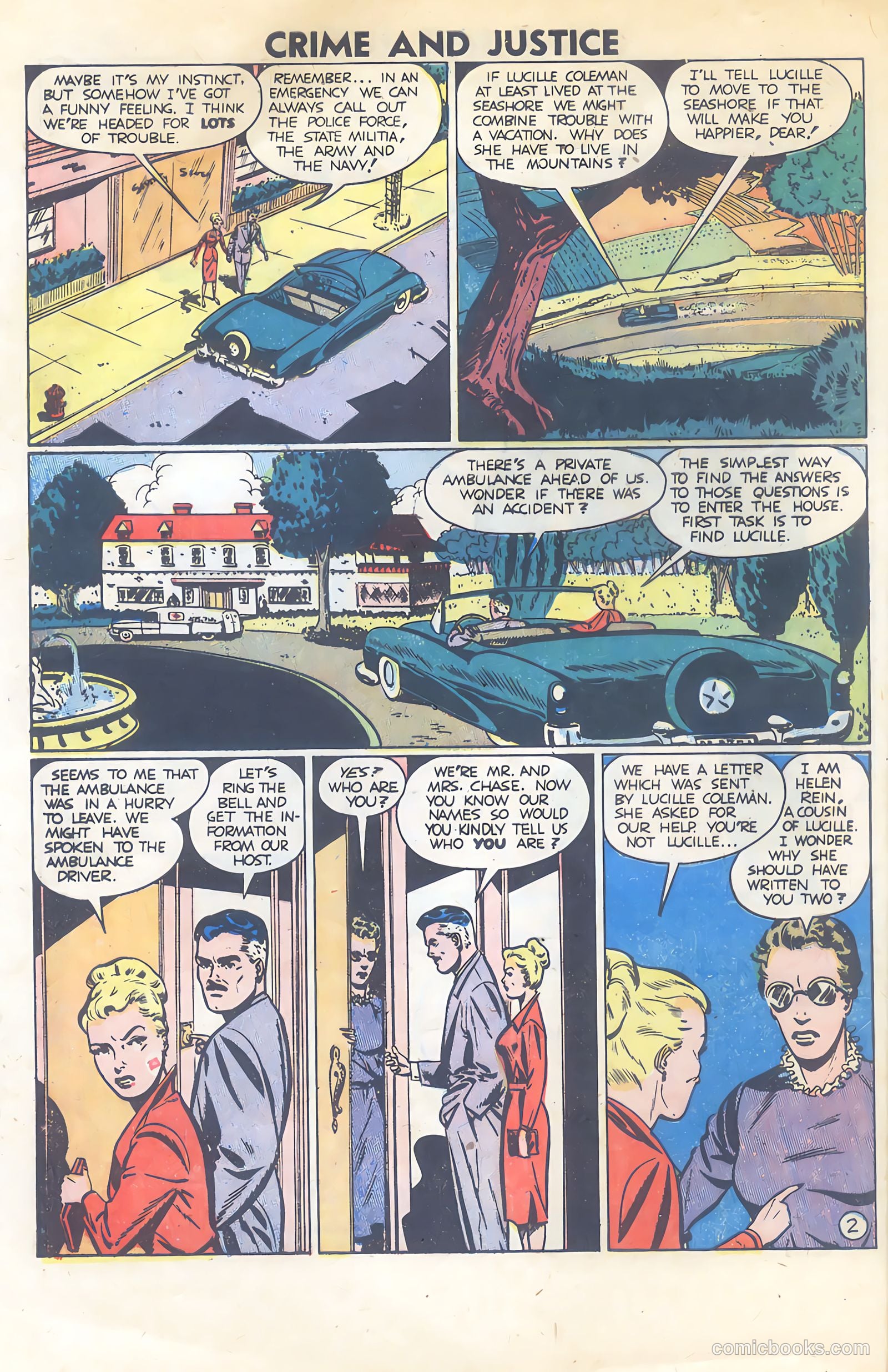 Crime and Justice #9 (1952) — page 4 of 36
