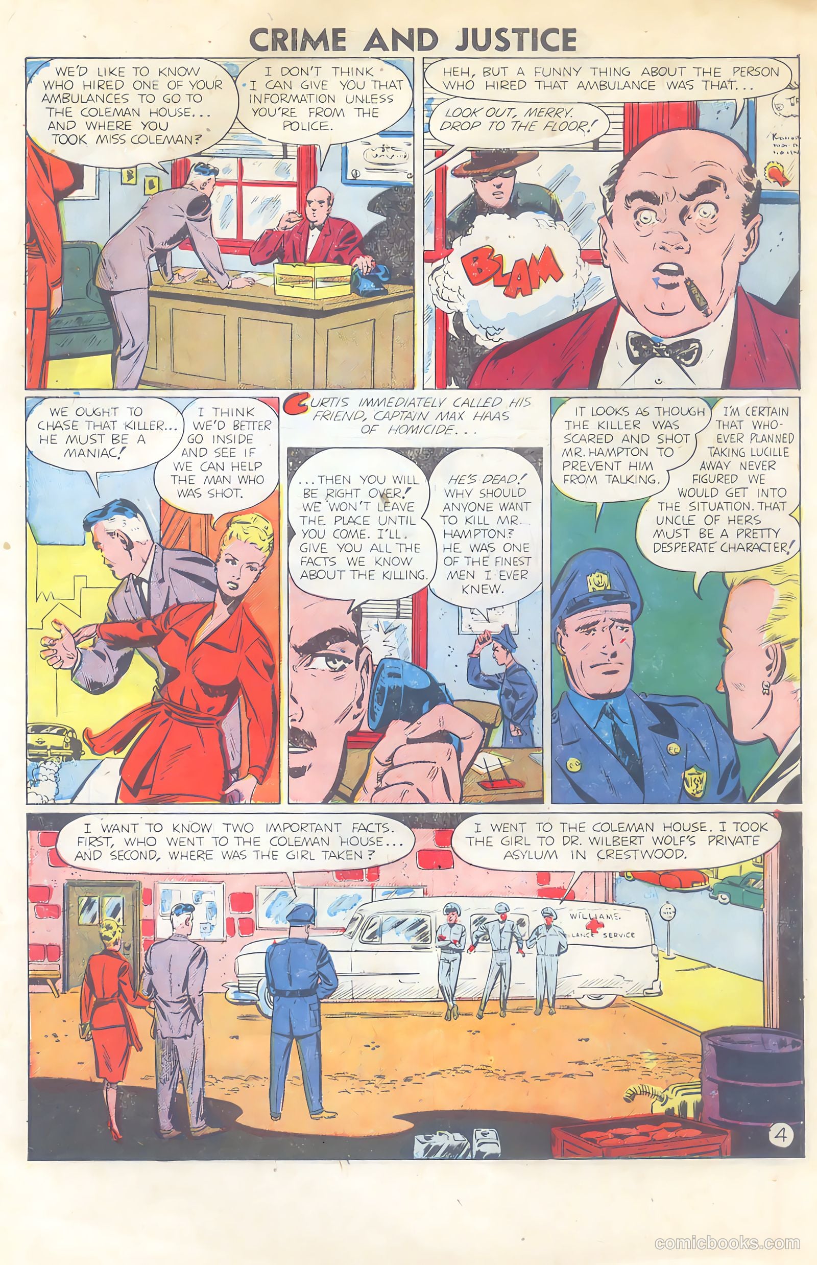 Crime and Justice #9 (1952) — page 6 of 36
