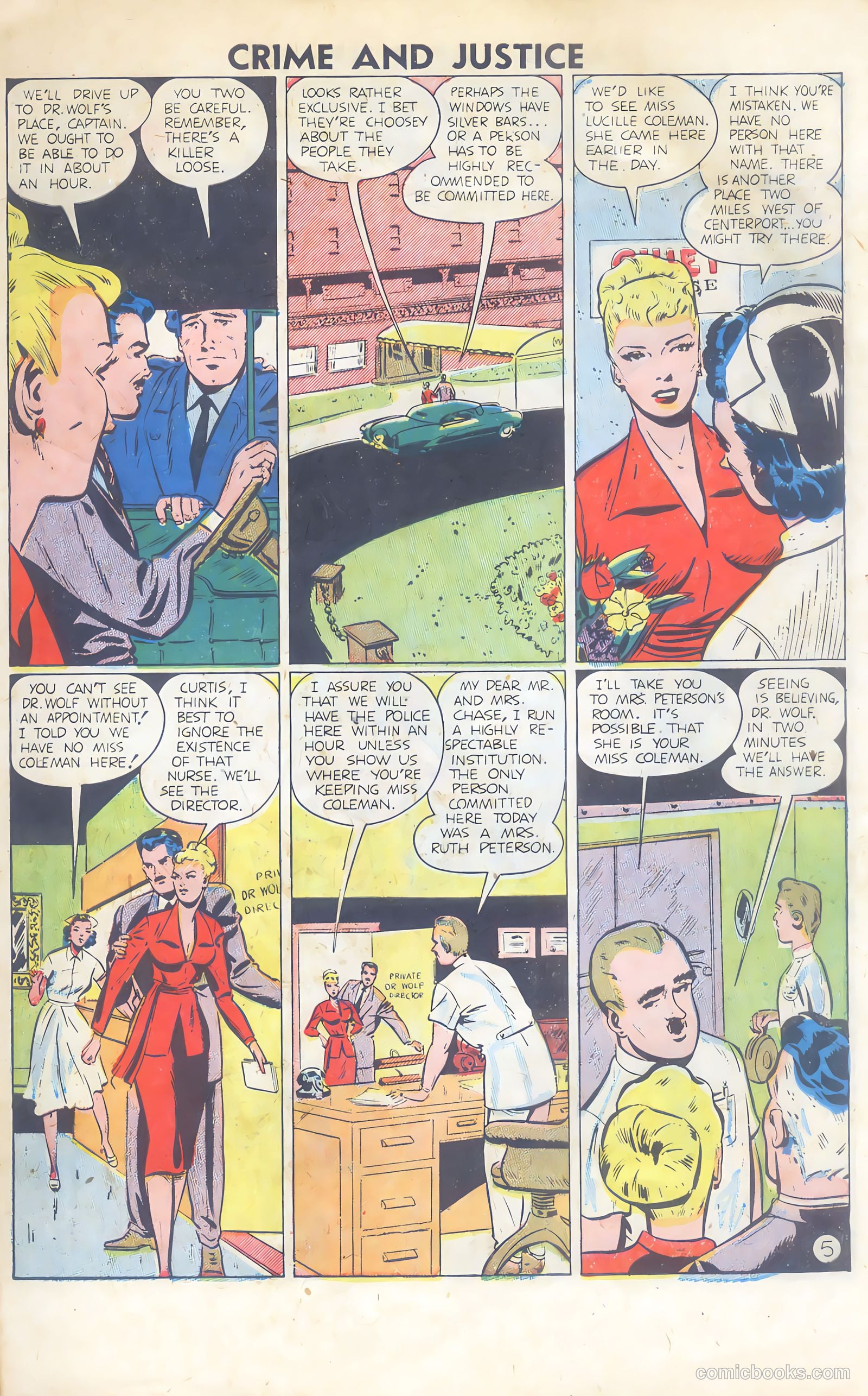 Crime and Justice #9 (1952) — page 7 of 36