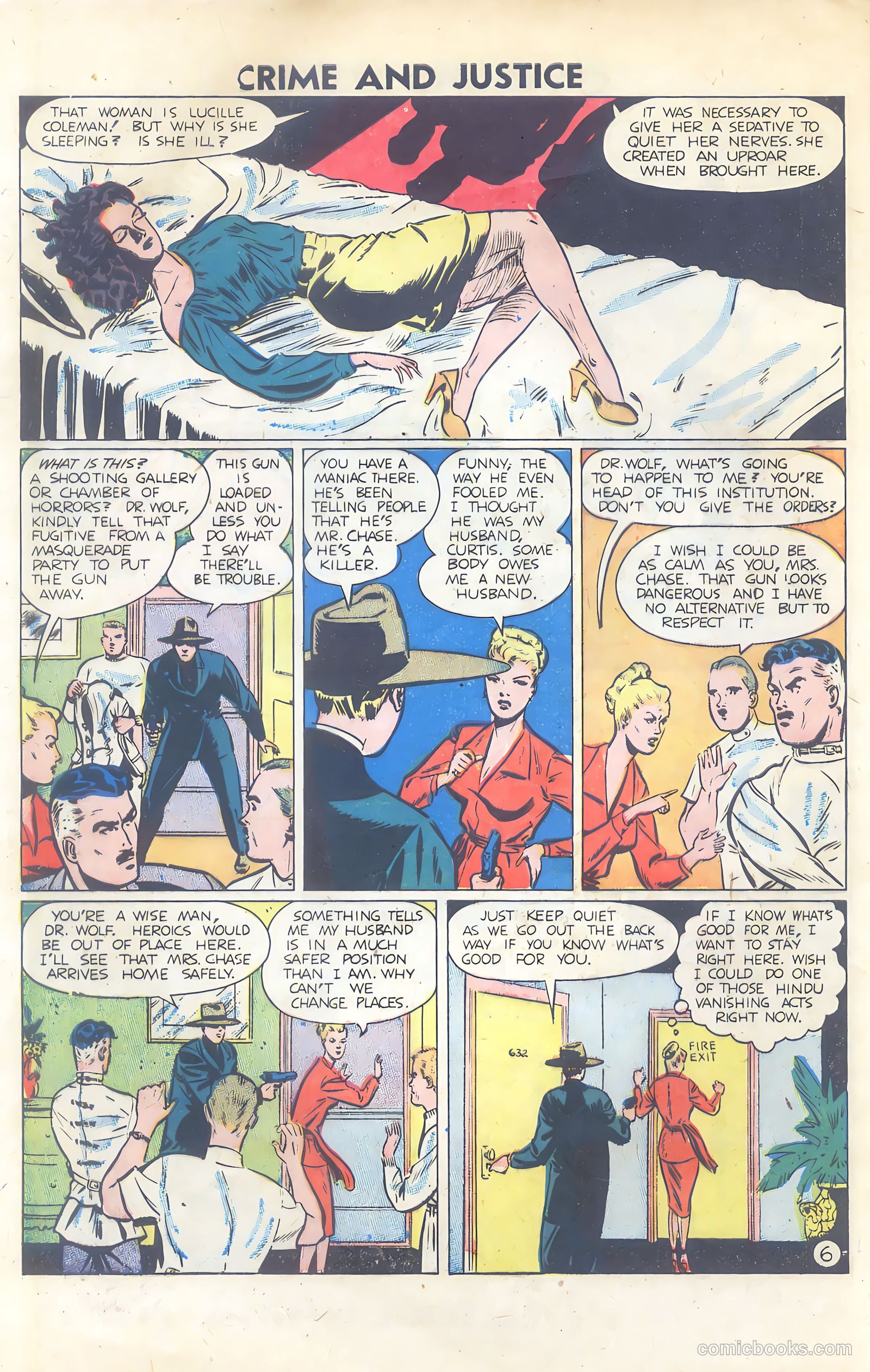 Crime and Justice #9 (1952) — page 8 of 36