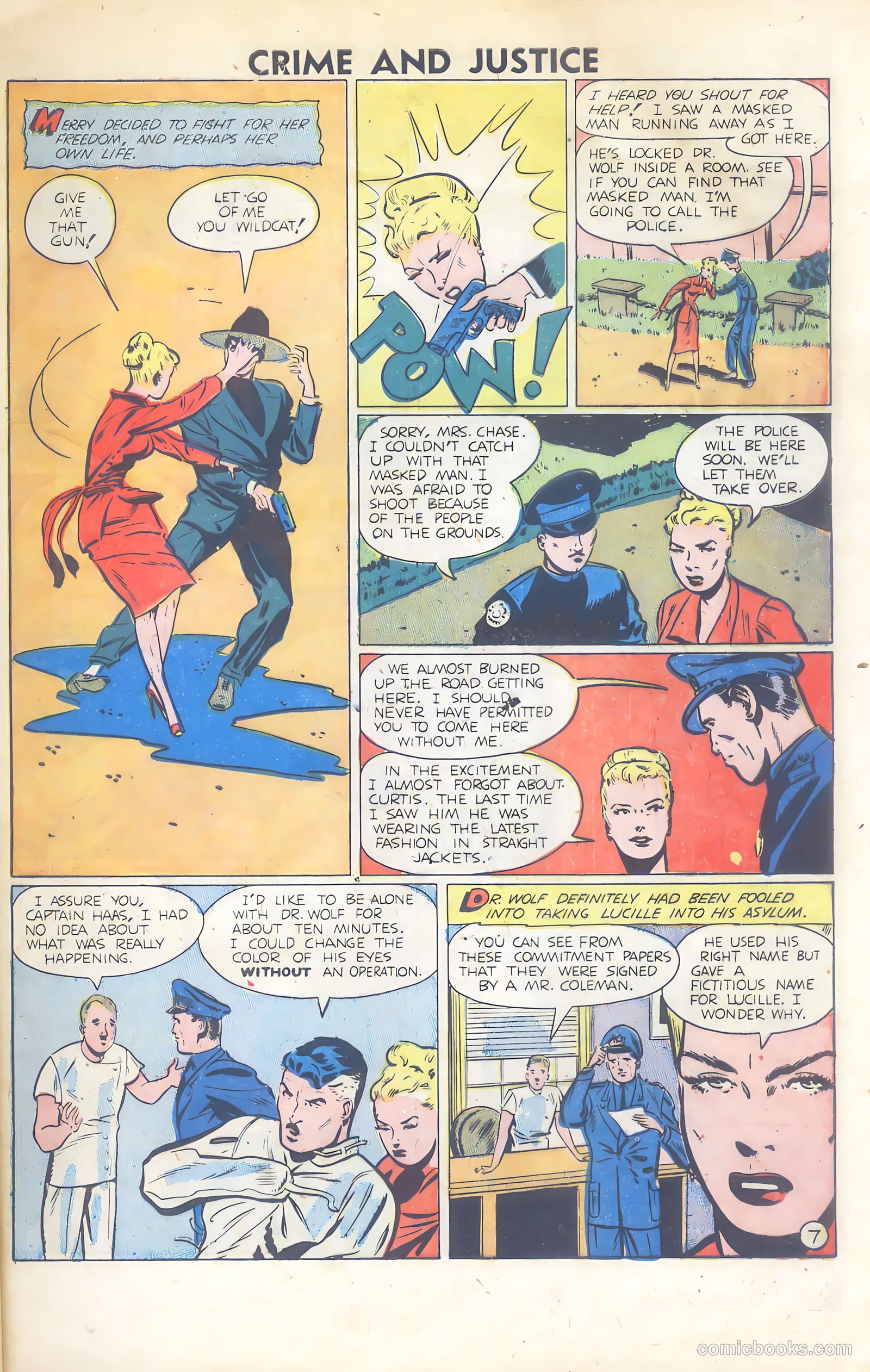 Crime and Justice #9 (1952) — page 9 of 36