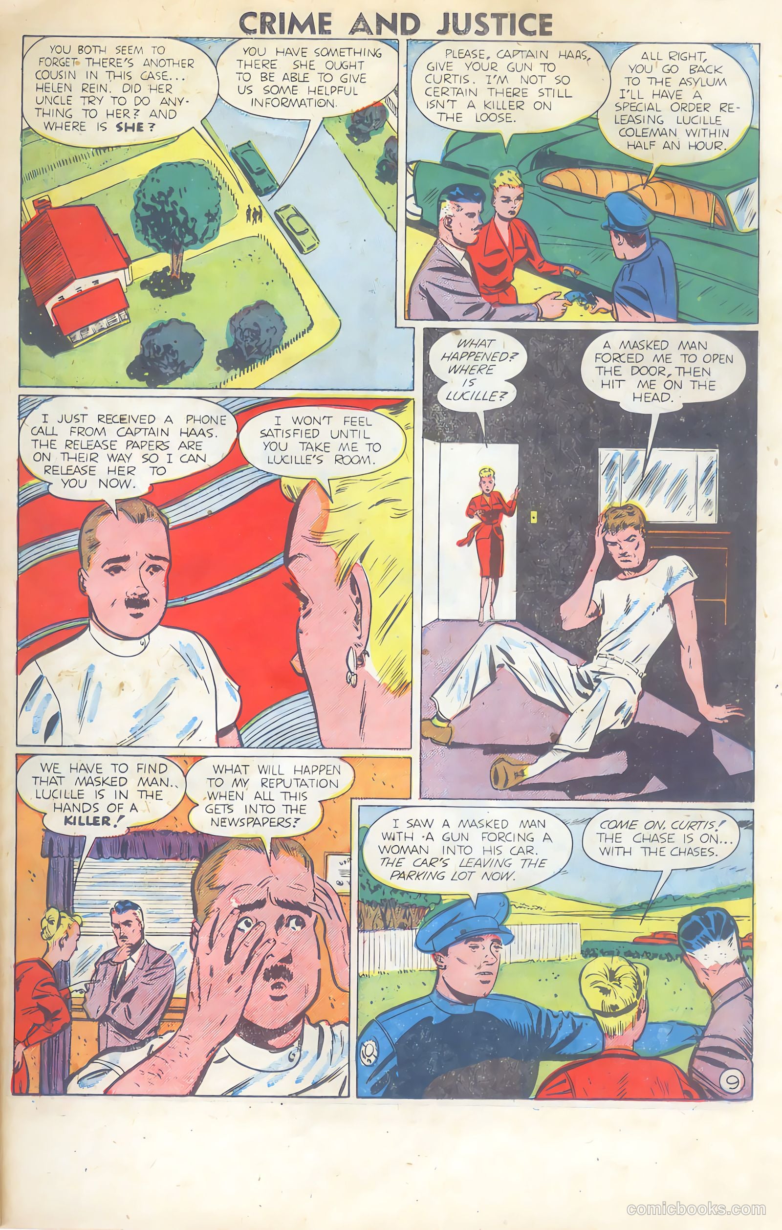 Crime and Justice #9 (1952) — page 11 of 36