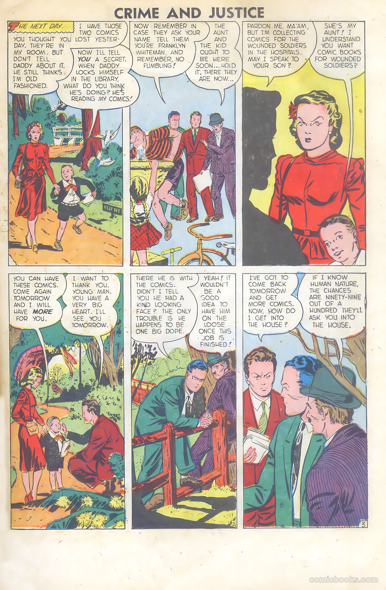 Crime and Justice #9 (1952) — page 15 of 36