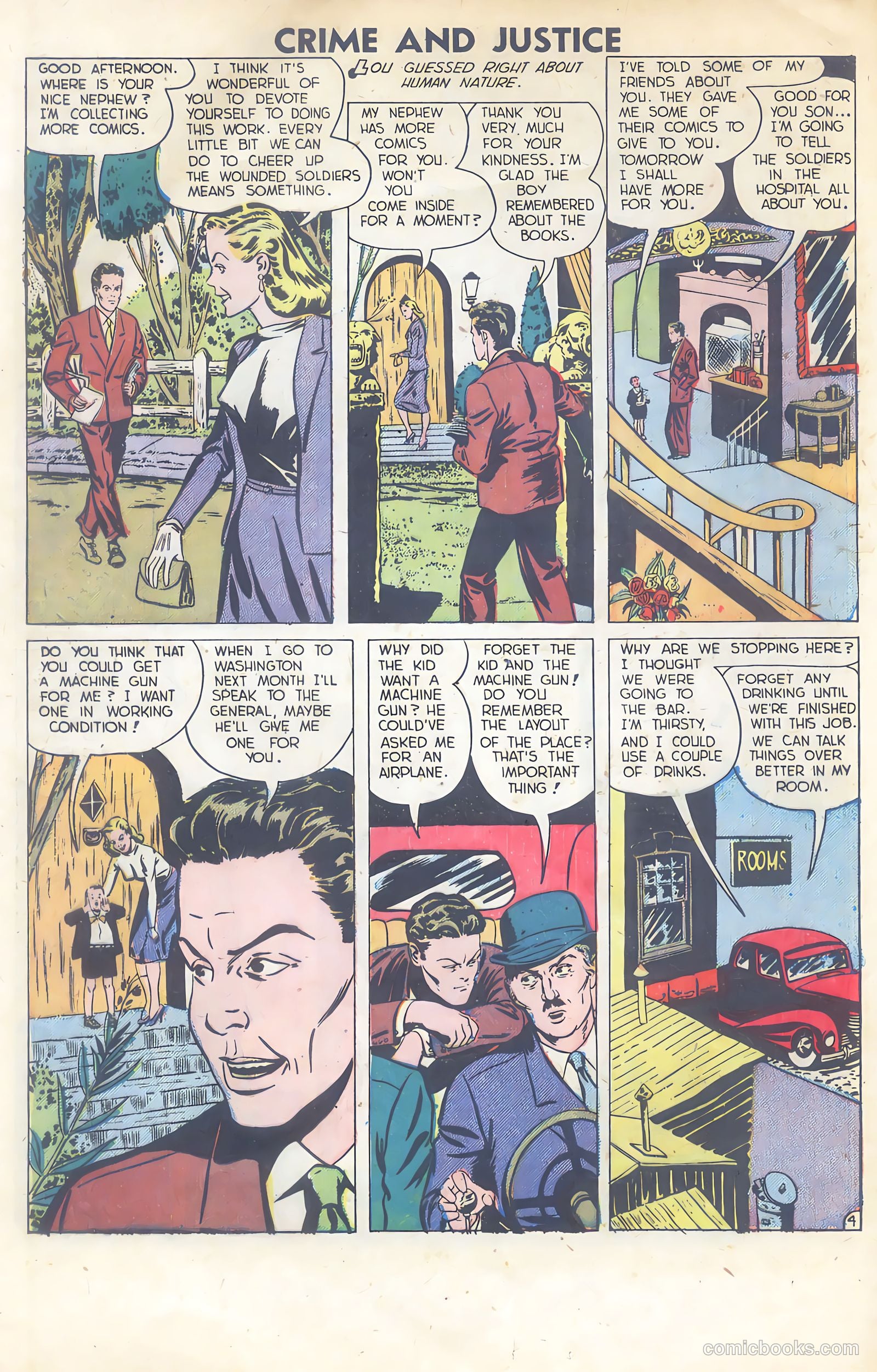 Crime and Justice #9 (1952) — page 16 of 36
