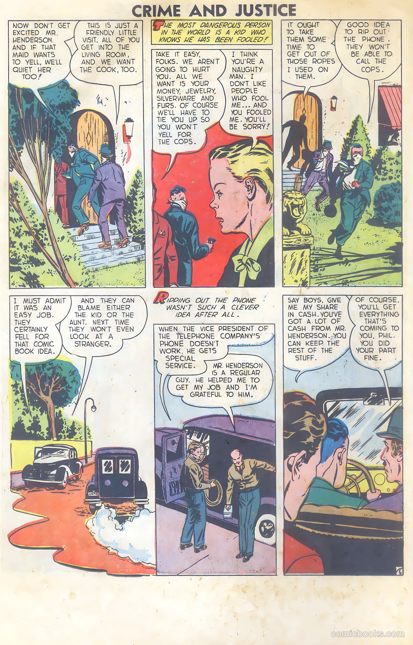 Crime and Justice #9 (1952) — page 18 of 36