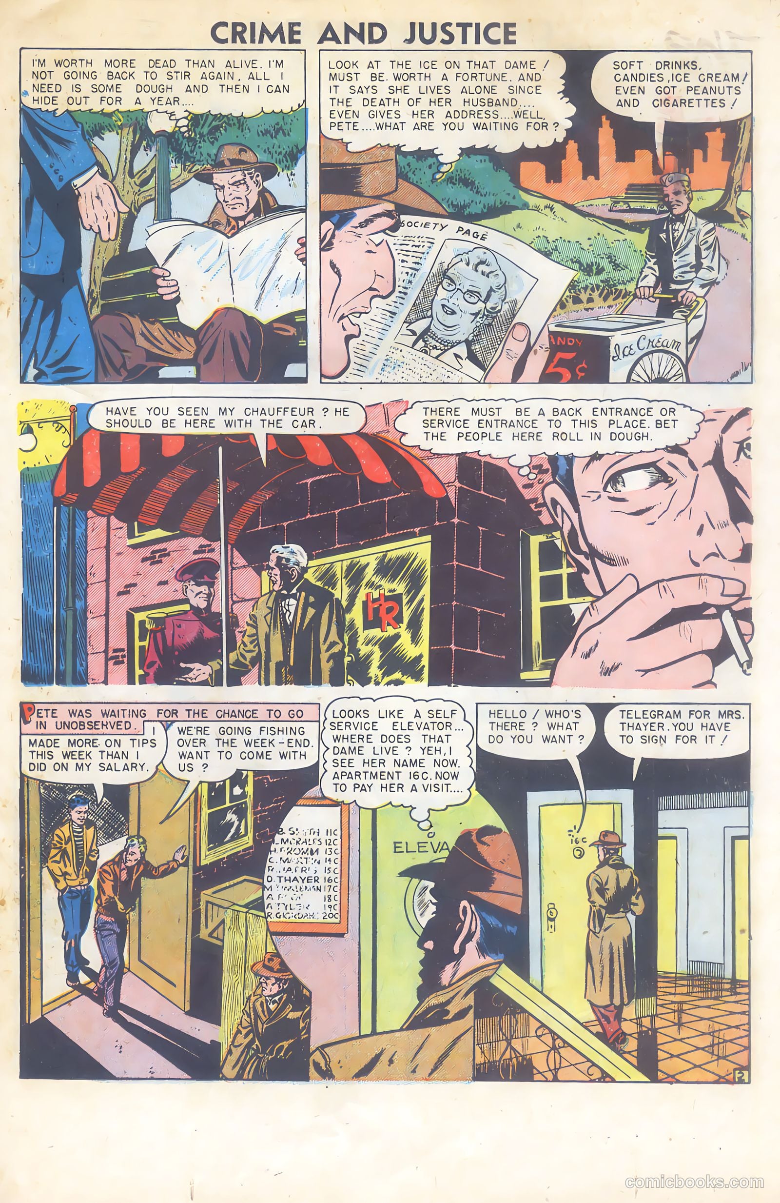 Crime and Justice #9 (1952) — page 23 of 36