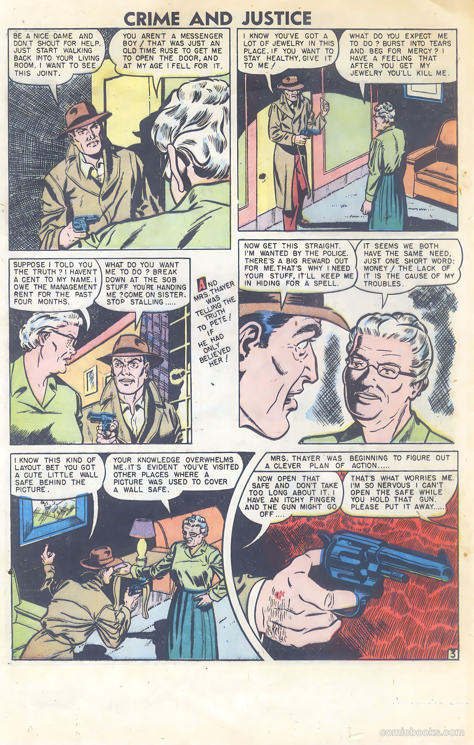 Crime and Justice #9 (1952) — page 24 of 36