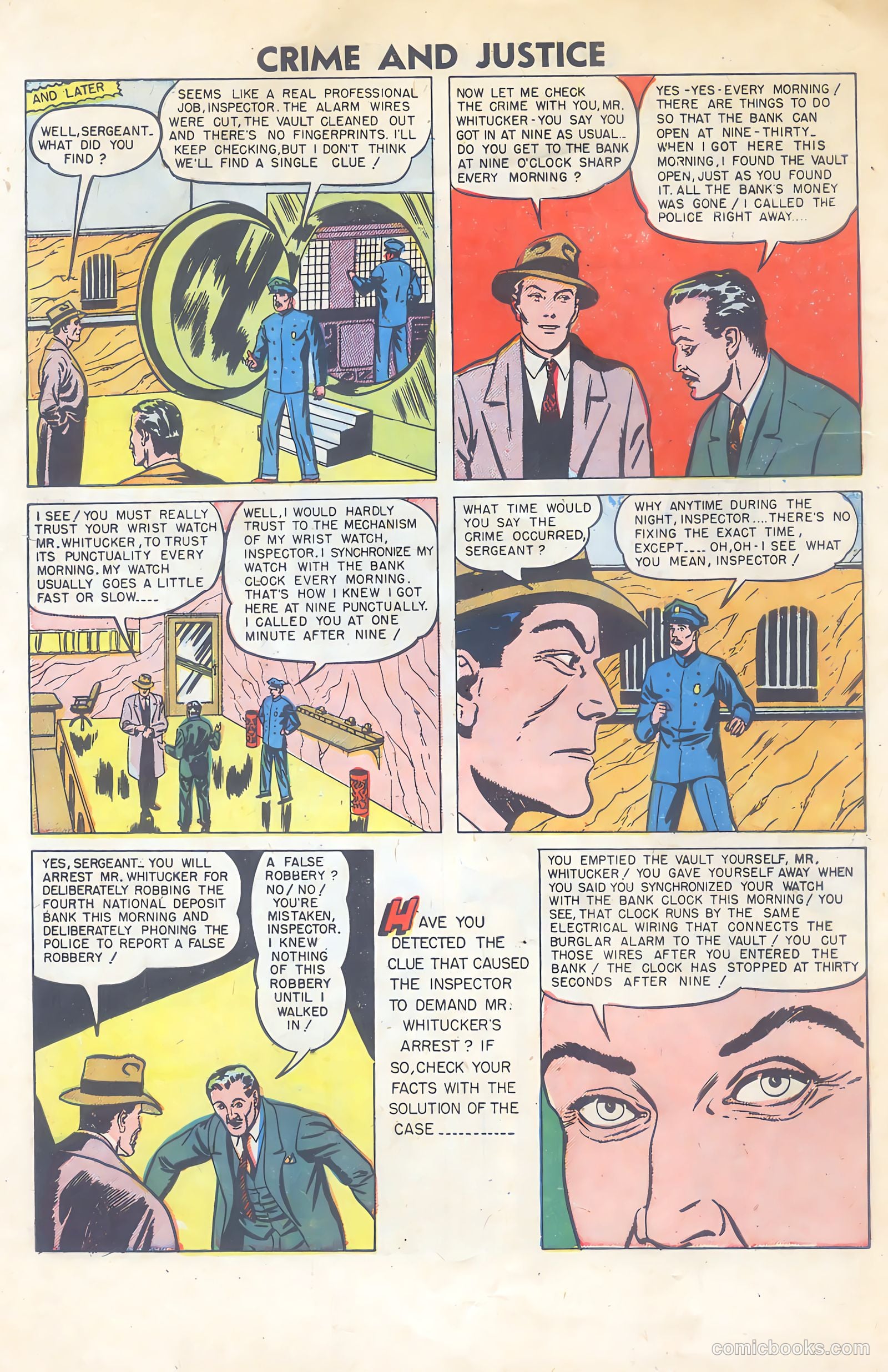 Crime and Justice #9 (1952) — page 34 of 36