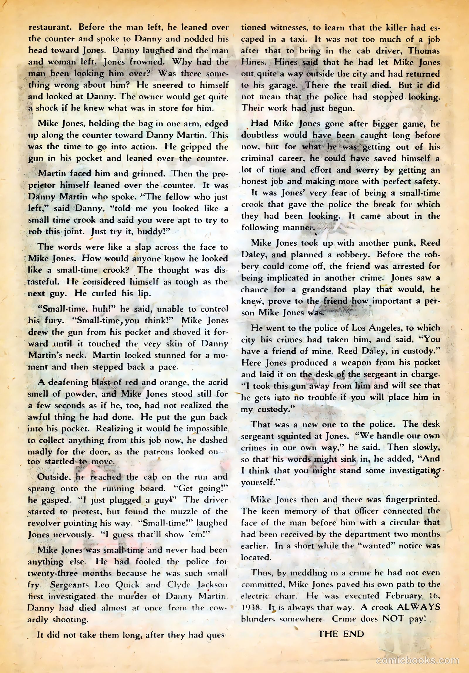 Crime and Punishment #1 (1948) — page 38 of 52