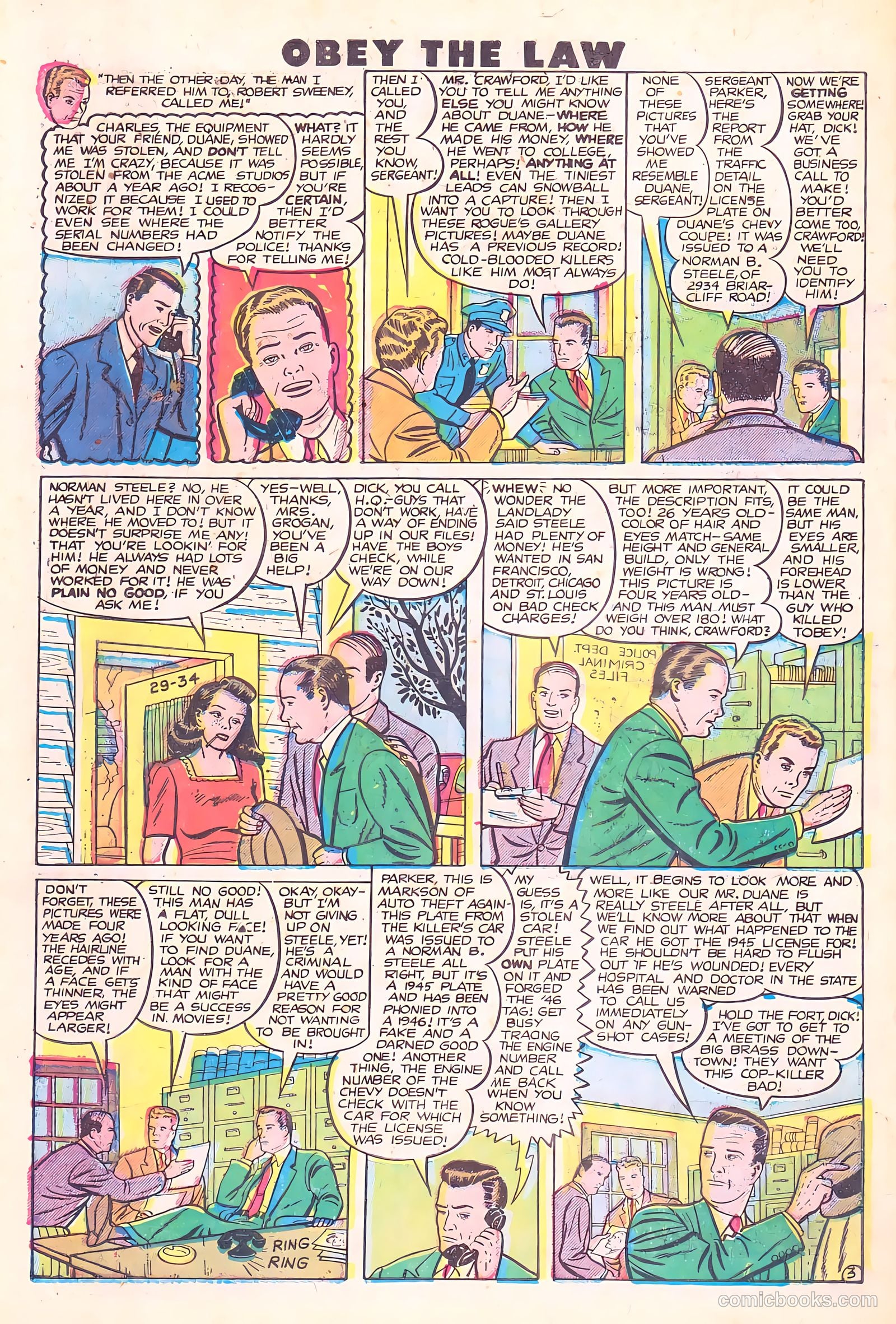 Crime and Punishment #10 (1949) — page 18 of 36