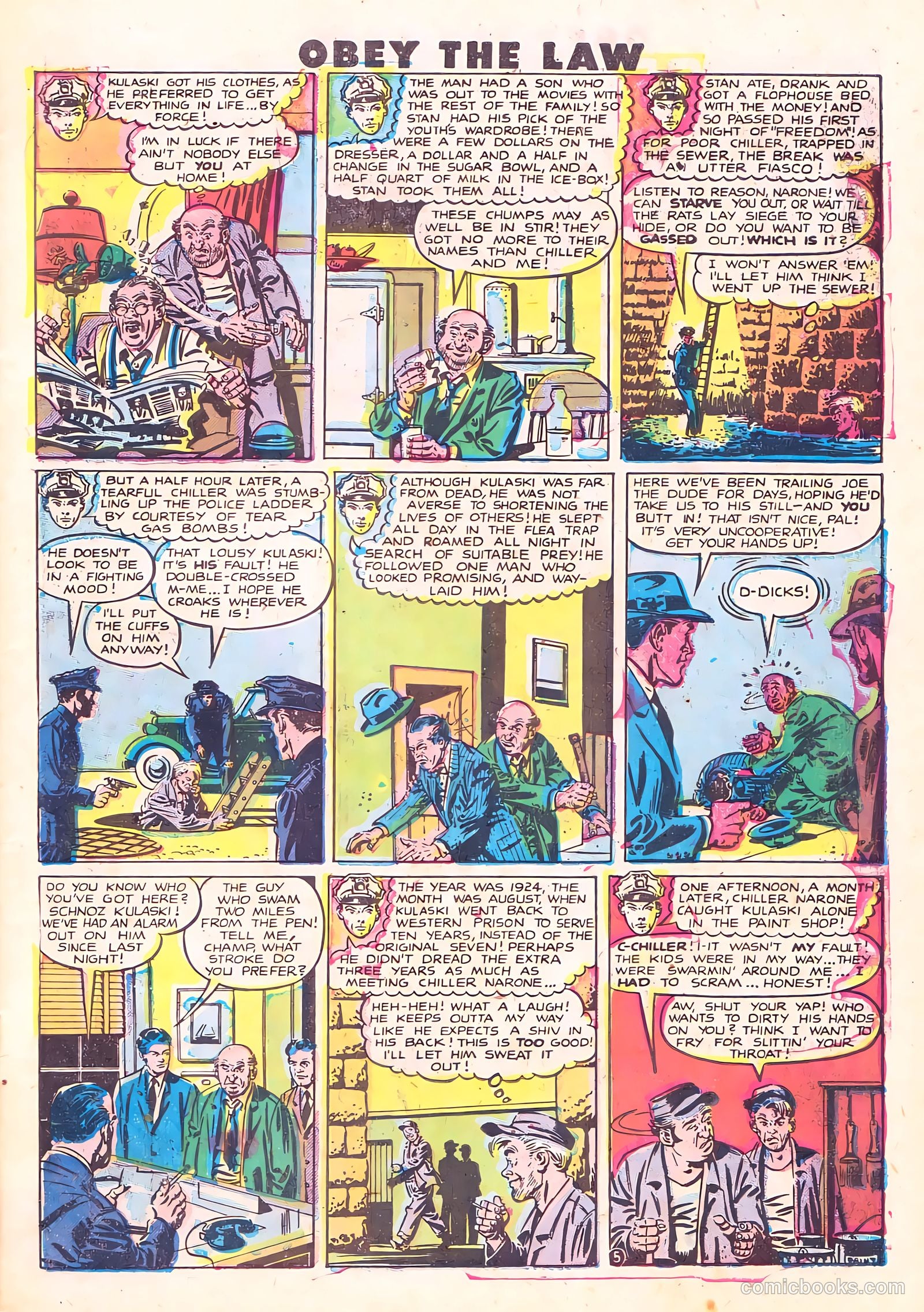 Crime and Punishment #10 (1949) — page 7 of 36