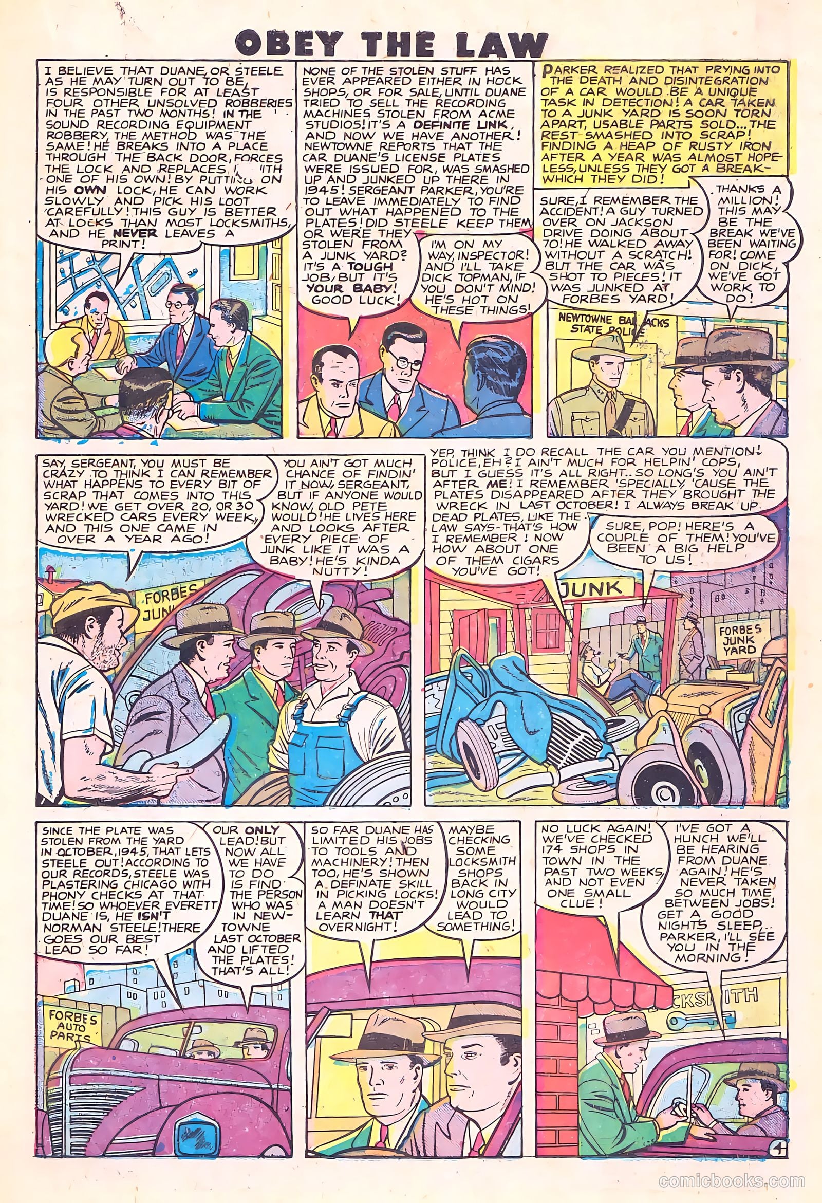 Crime and Punishment #10 (1949) — page 19 of 36