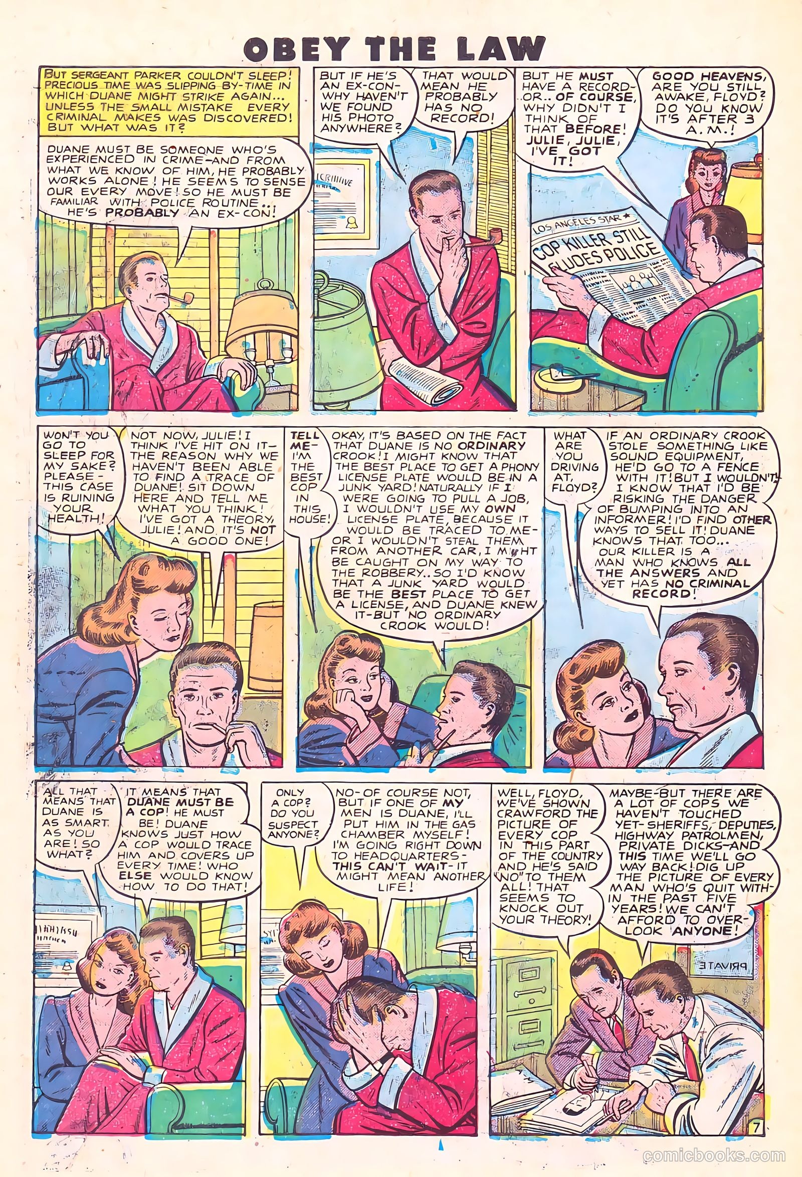 Crime and Punishment #10 (1949) — page 22 of 36