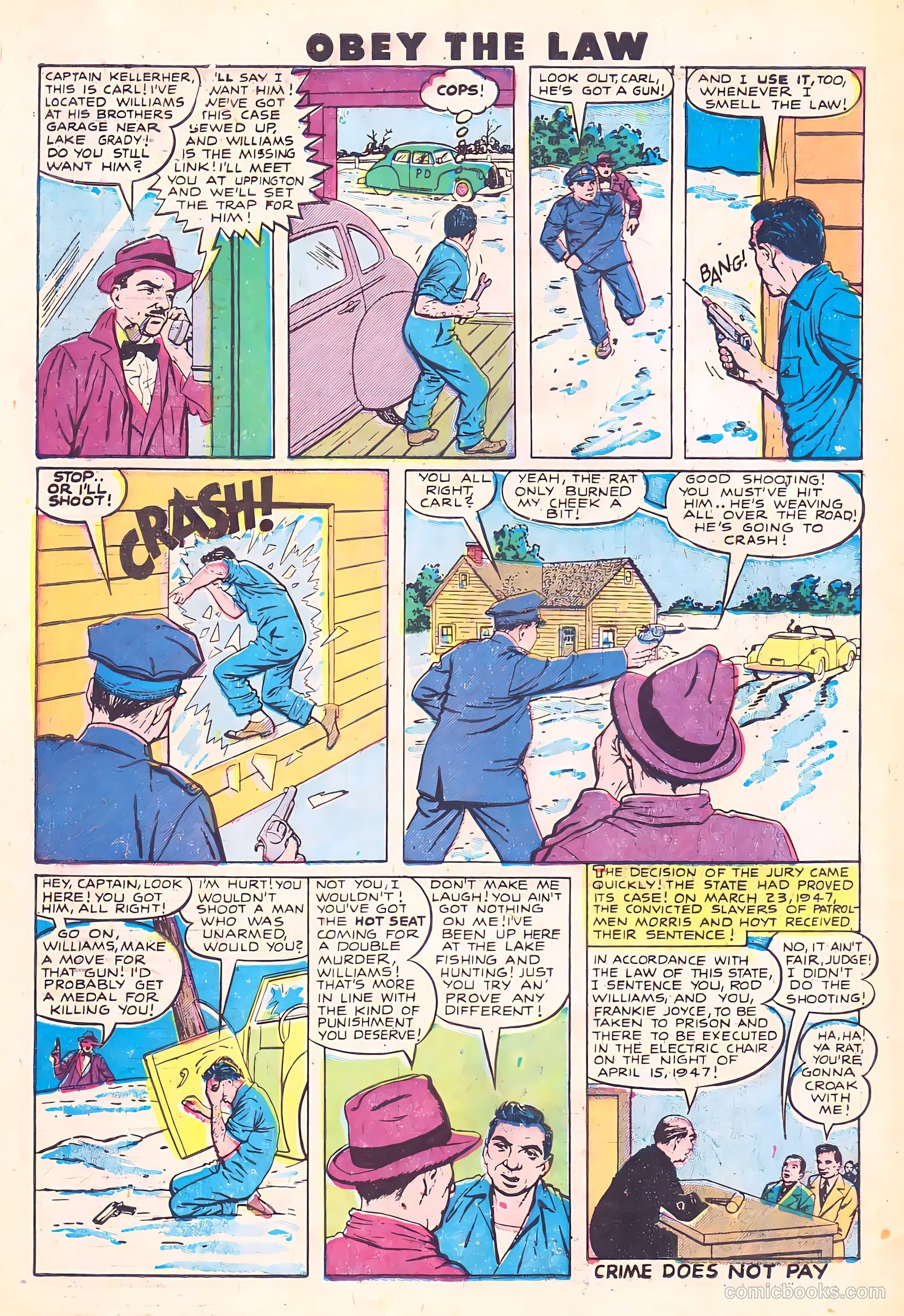 Crime and Punishment #10 (1949) — page 34 of 36