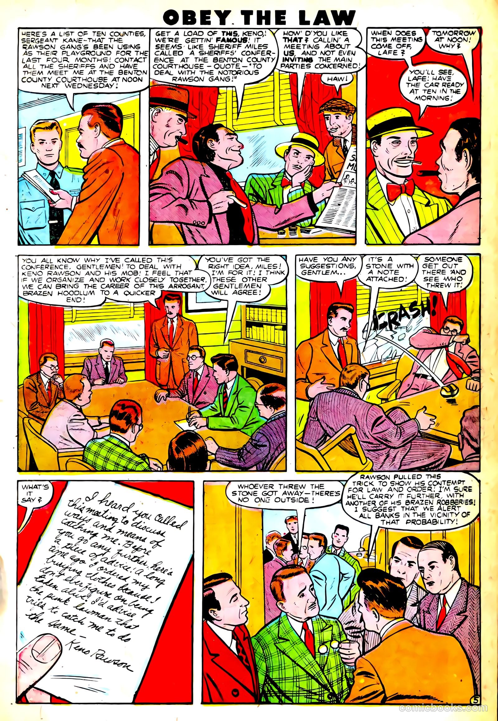 Crime and Punishment #11 (1949) — page 21 of 52