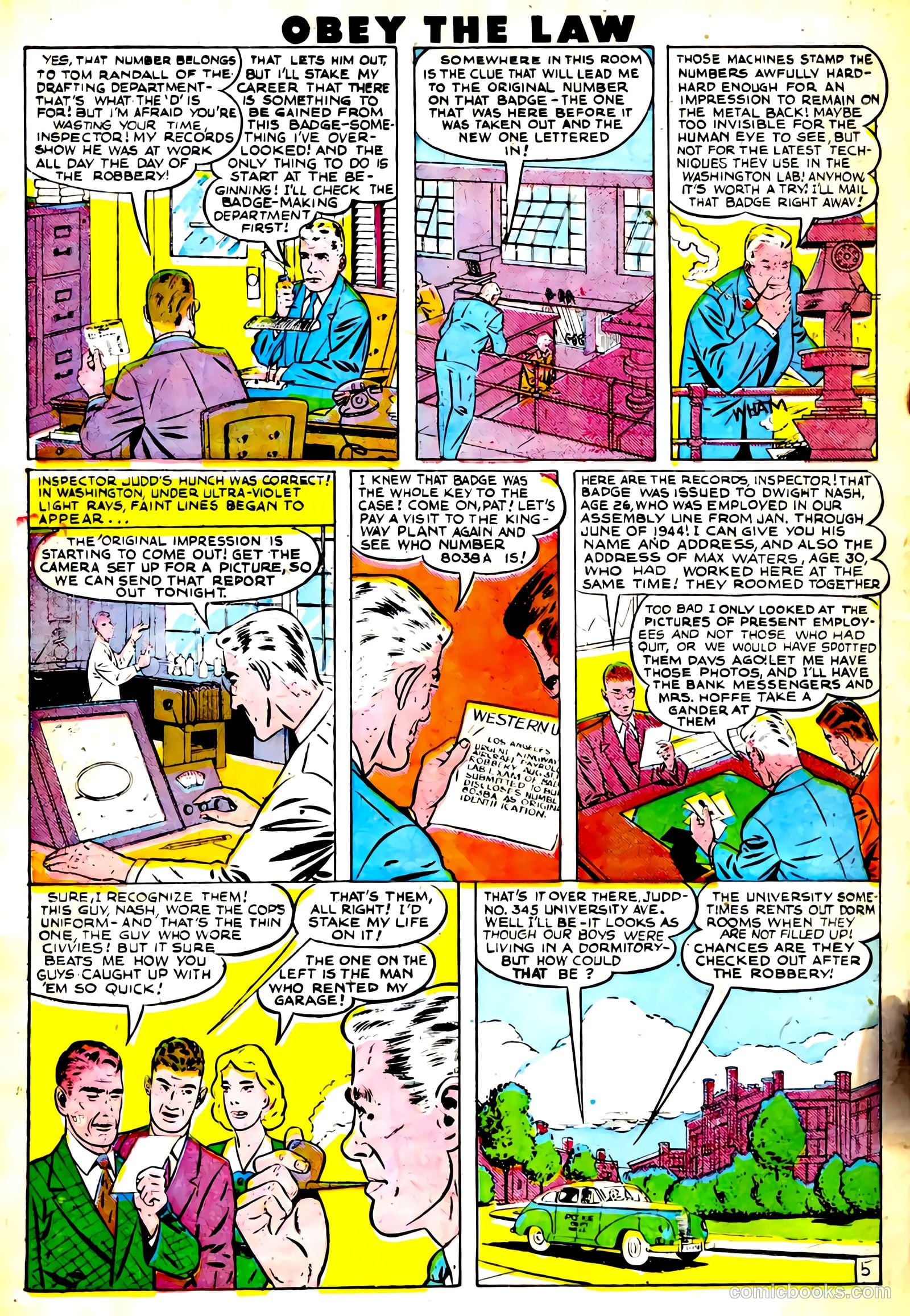 Crime and Punishment #11 (1949) — page 32 of 52