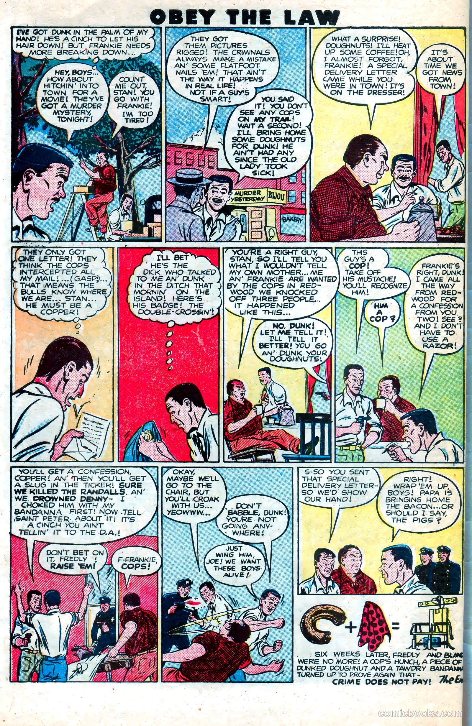 Crime and Punishment #14 (1949) — page 50 of 54