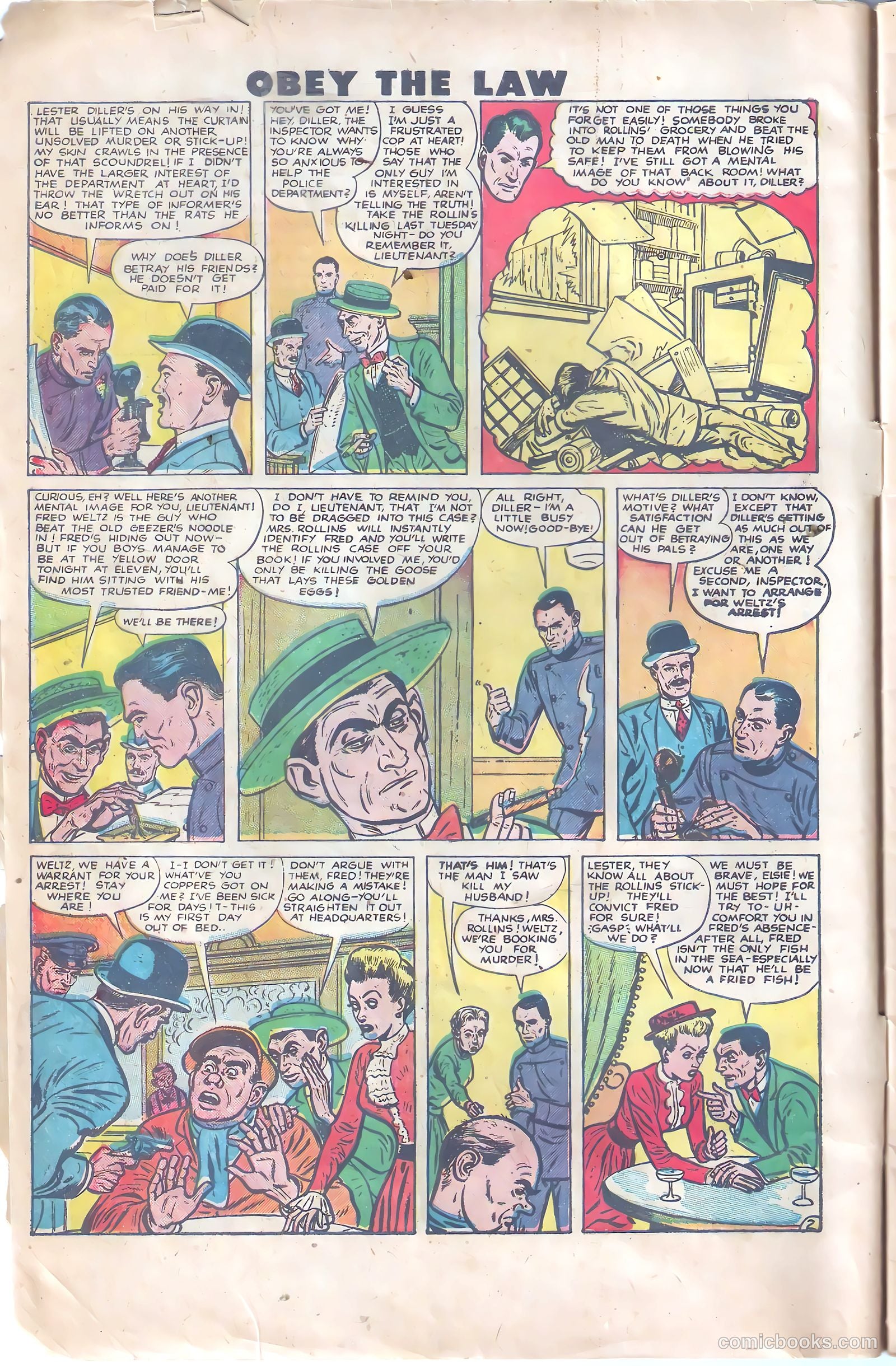 Crime and Punishment #16 (1949) — page 4 of 52