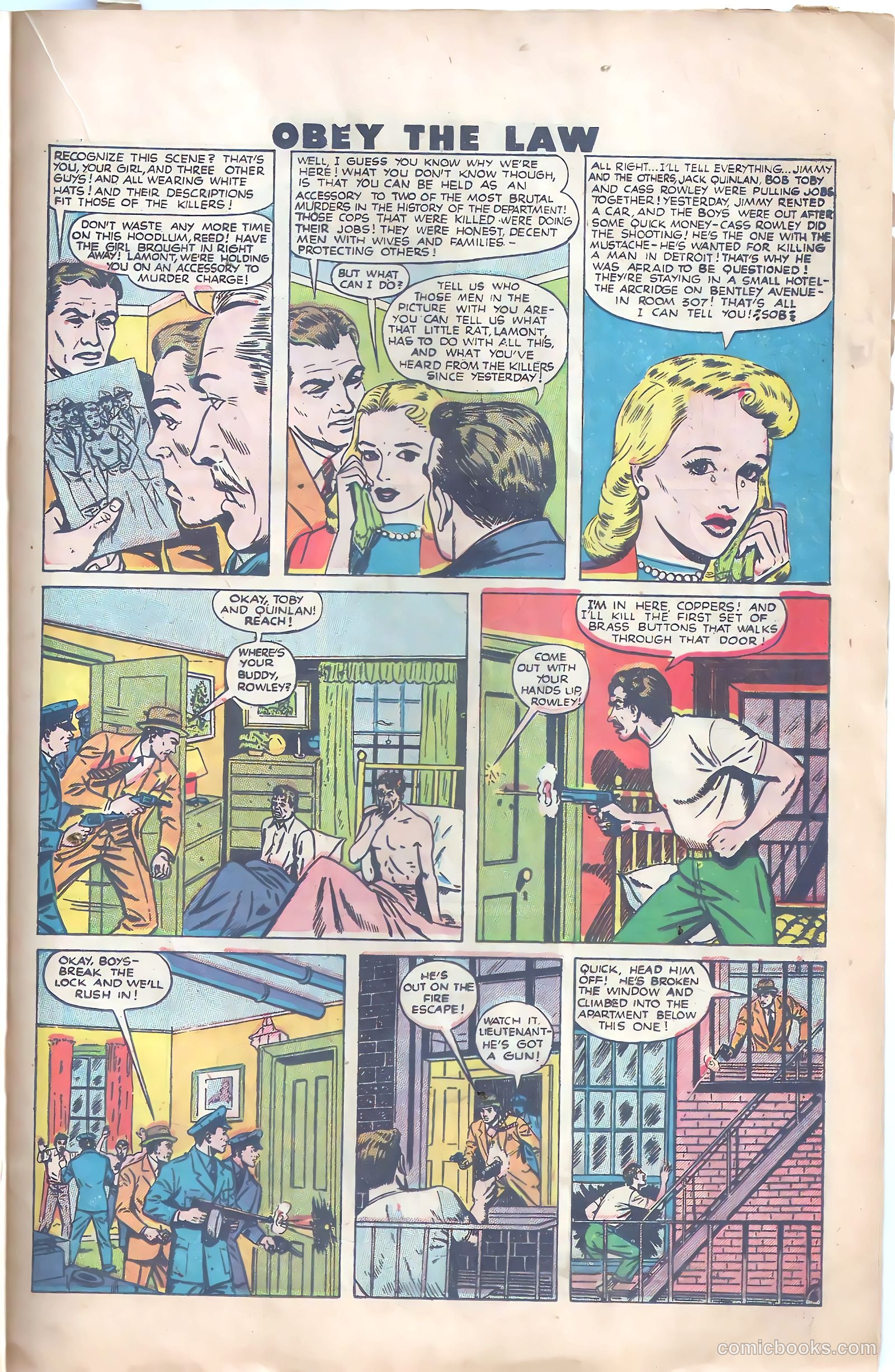 Crime and Punishment #16 (1949) — page 33 of 52