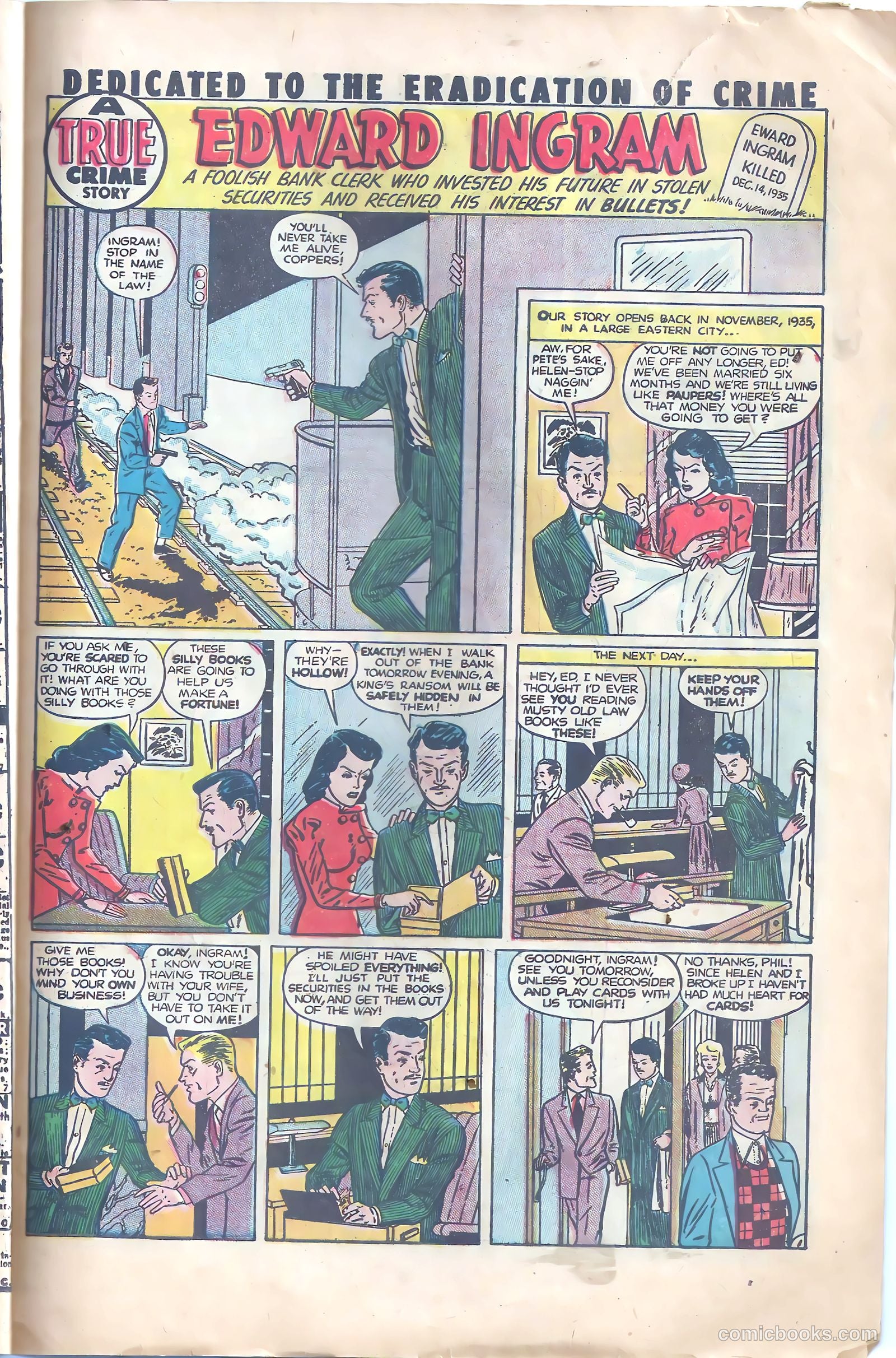 Crime and Punishment #16 (1949) — page 39 of 52