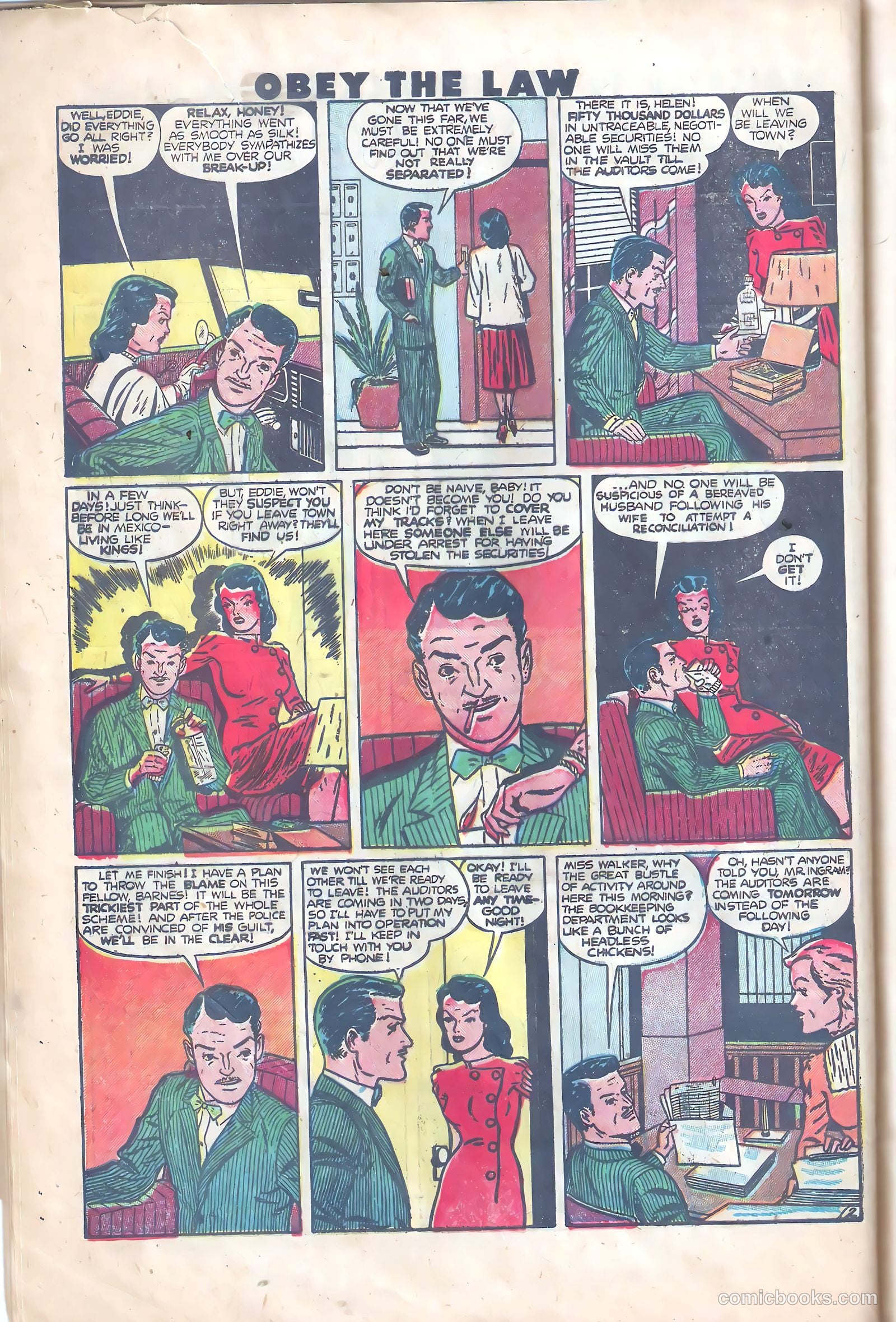 Crime and Punishment #16 (1949) — page 40 of 52