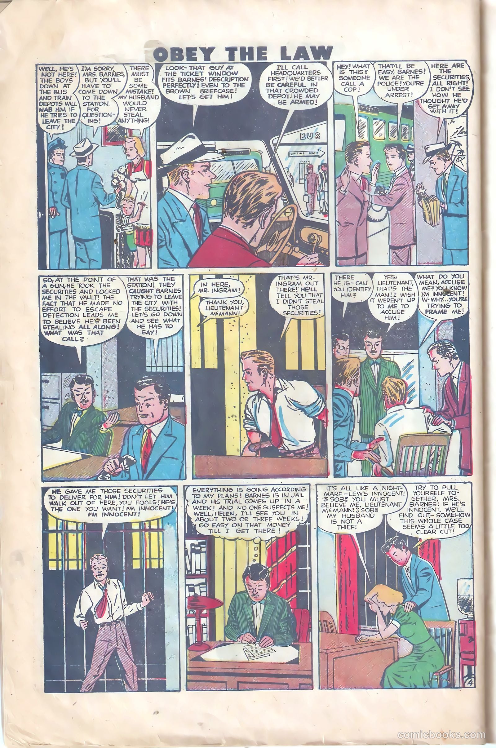 Crime and Punishment #16 (1949) — page 42 of 52