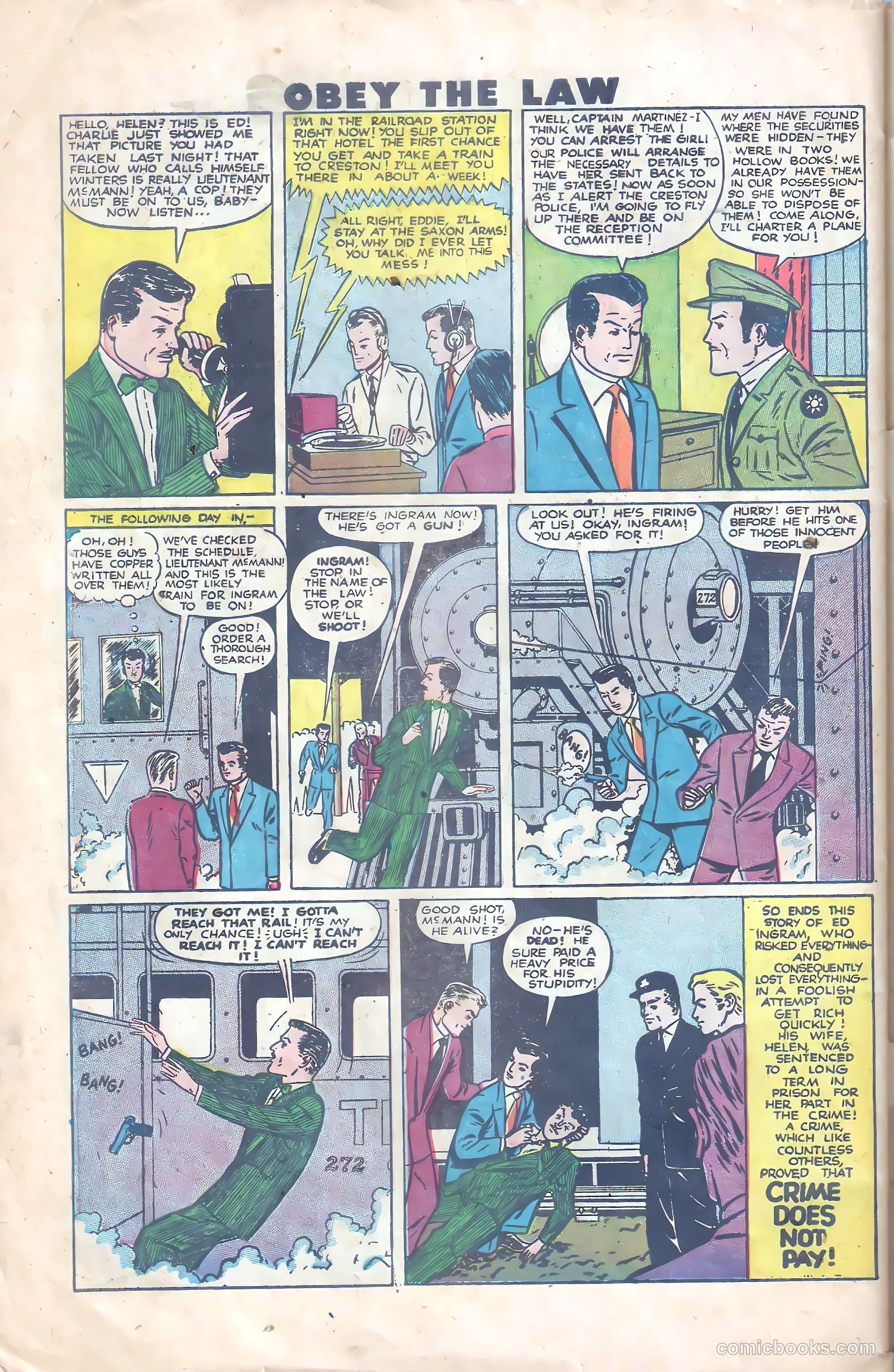 Crime and Punishment #16 (1949) — page 46 of 52