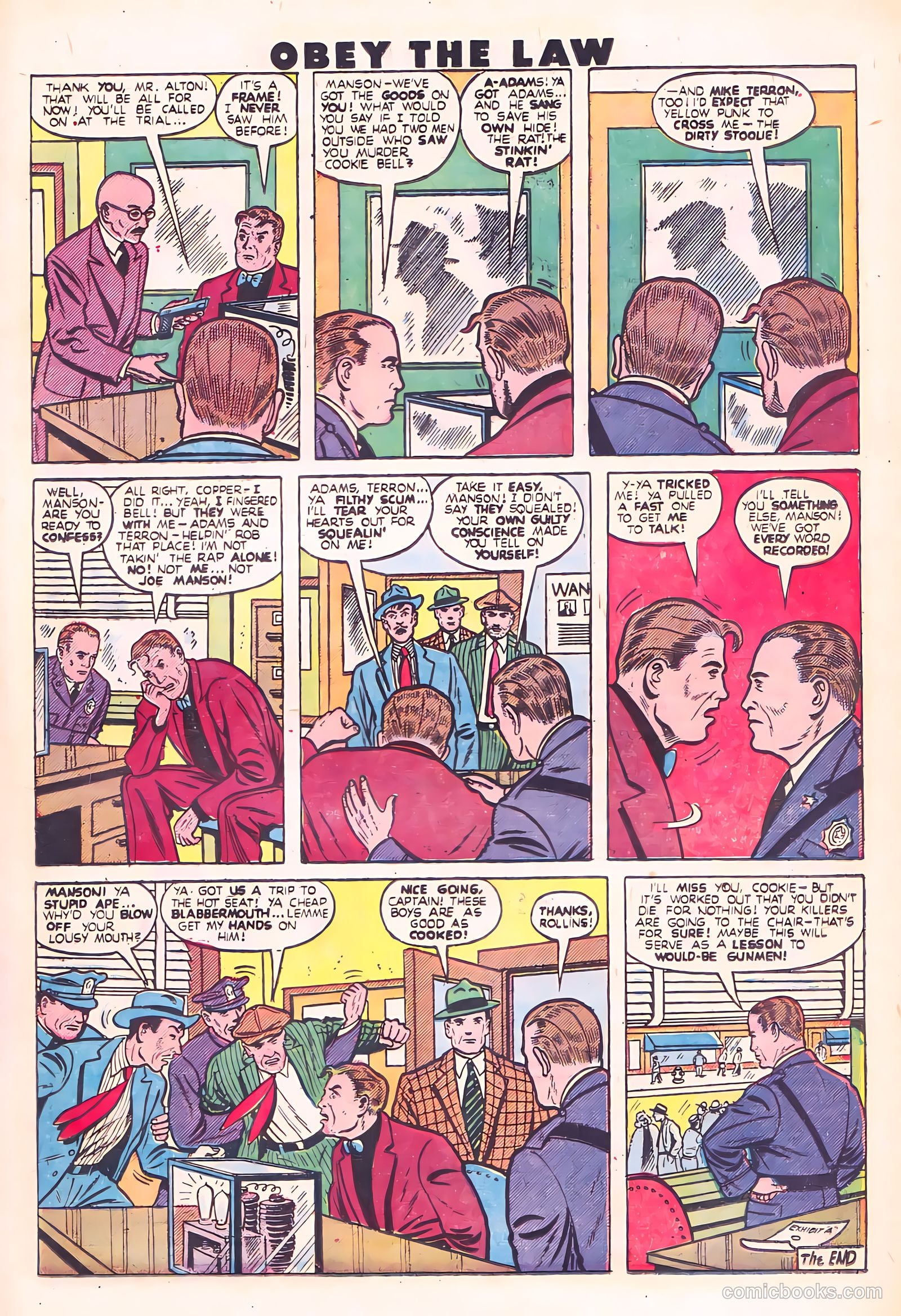 Crime and Punishment #17 (1949) — page 23 of 52