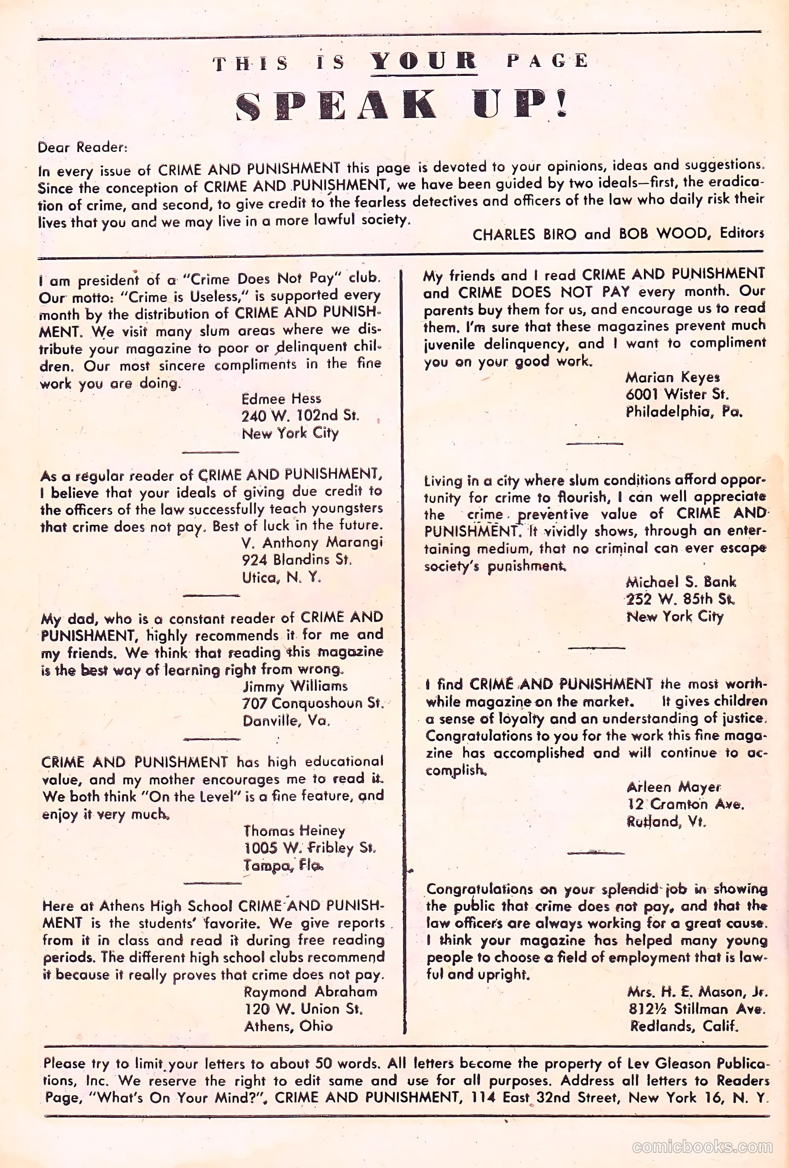 Crime and Punishment #17 (1949) — page 48 of 52