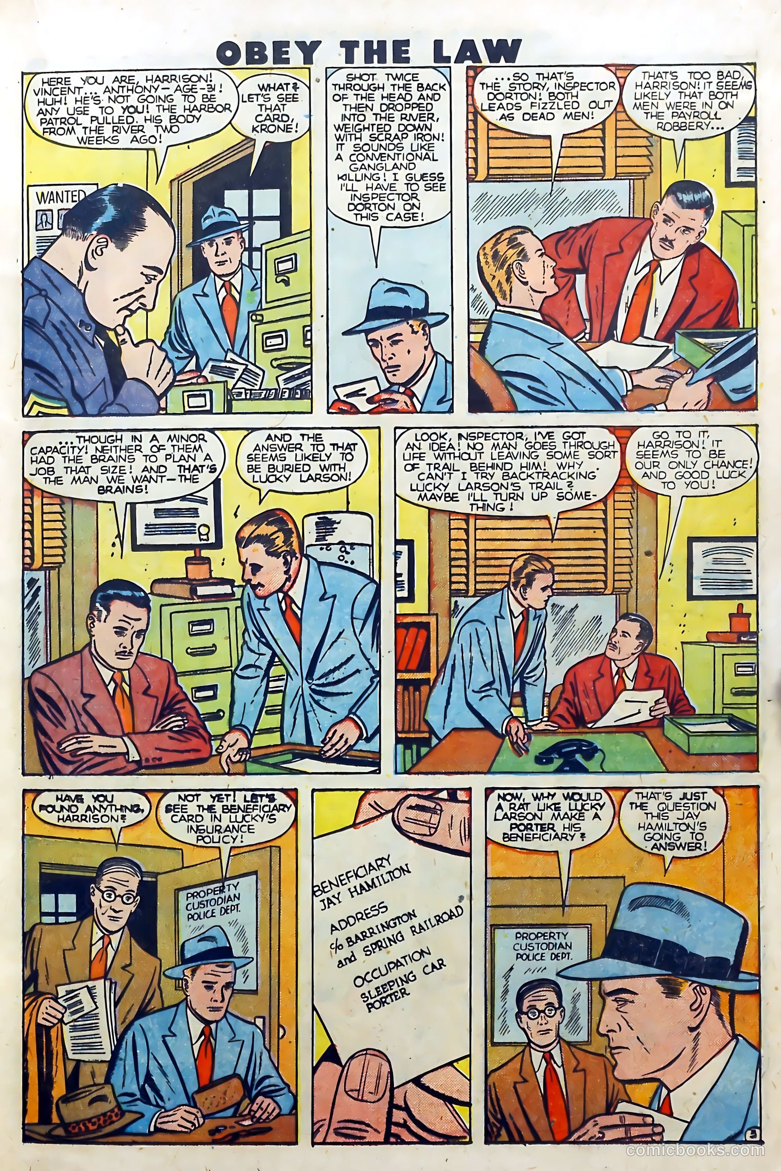 Crime and Punishment #21 (1949) — page 25 of 52