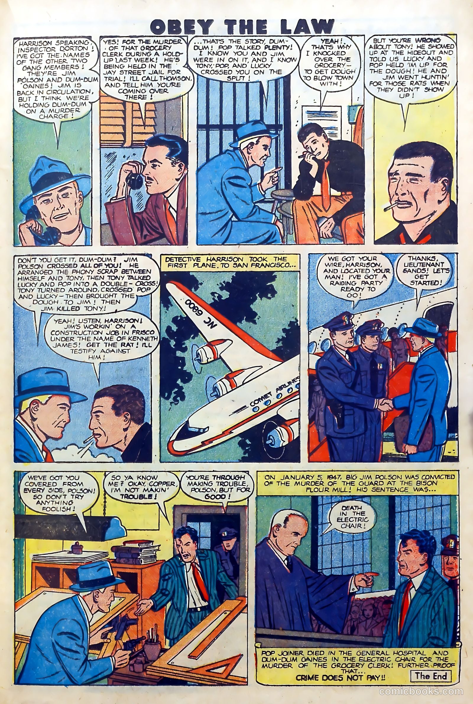 Crime and Punishment #21 (1949) — page 31 of 52