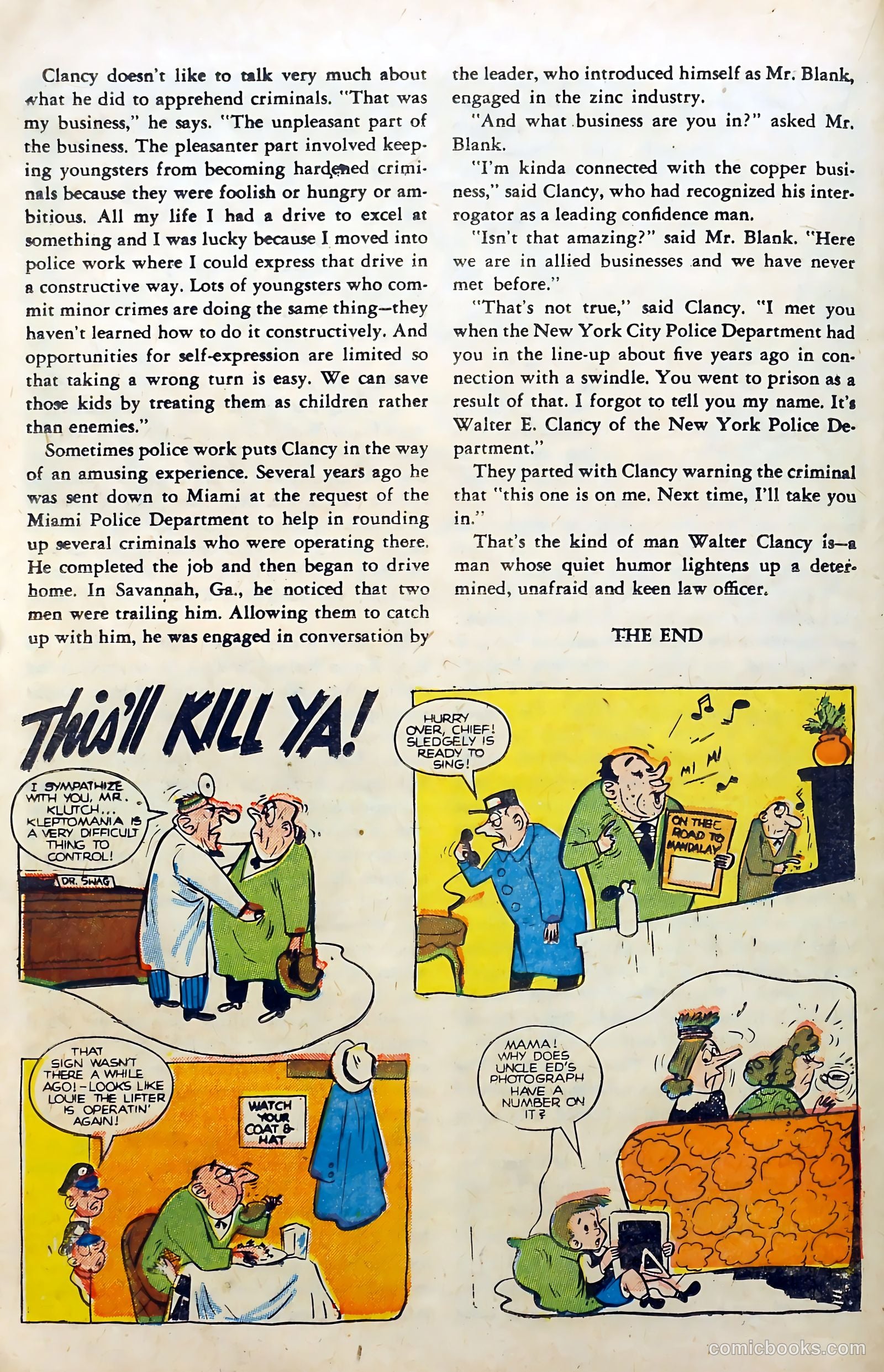Crime and Punishment #21 (1949) — page 36 of 52
