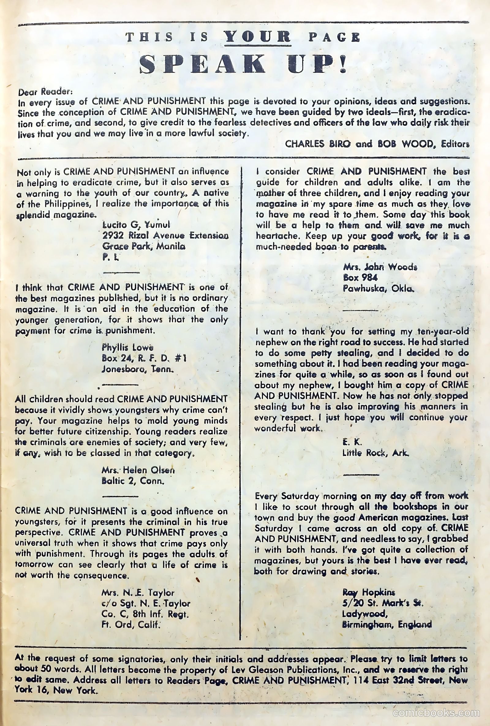 Crime and Punishment #21 (1949) — page 47 of 52