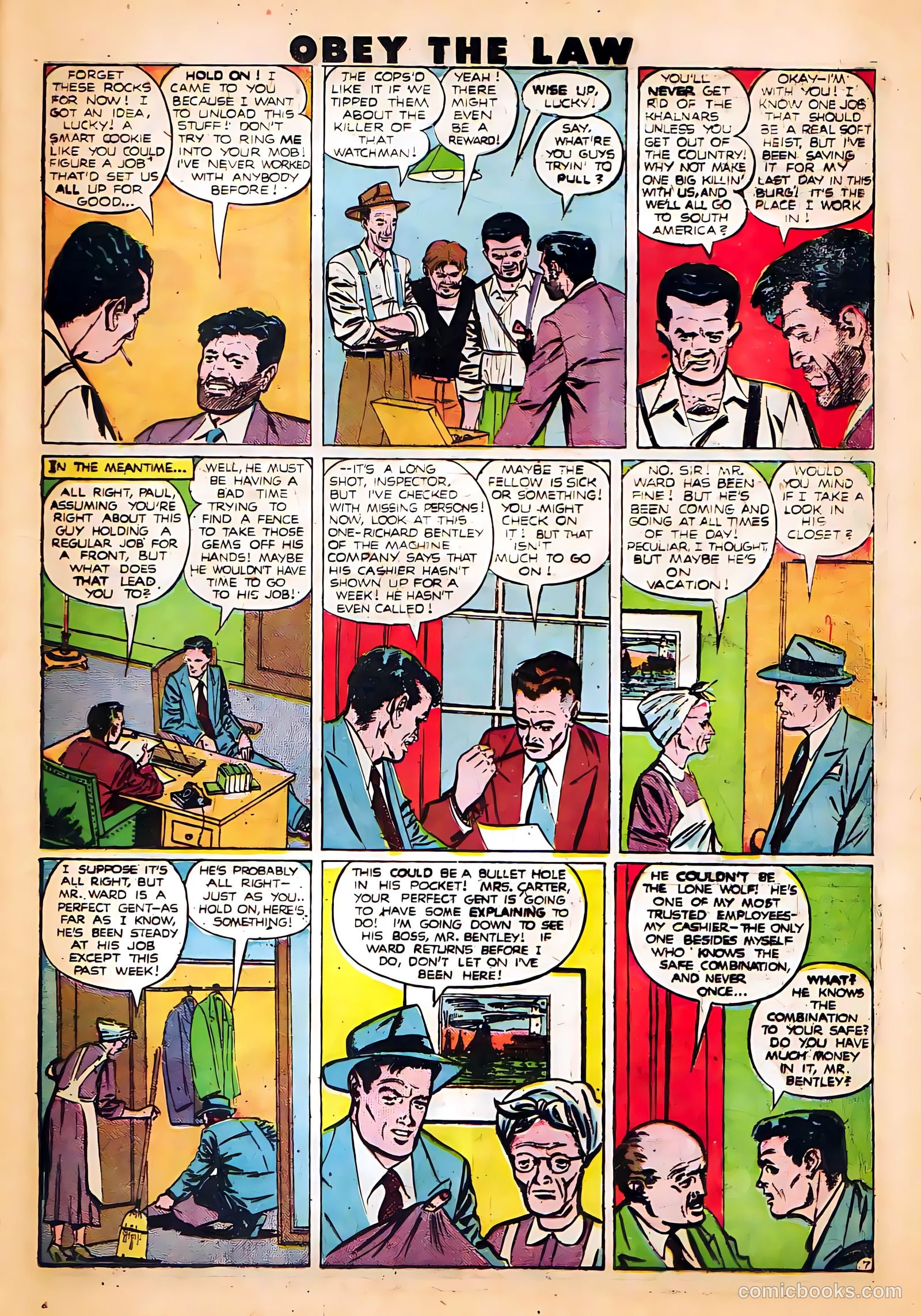 Crime and Punishment #22 (1950) — page 33 of 52