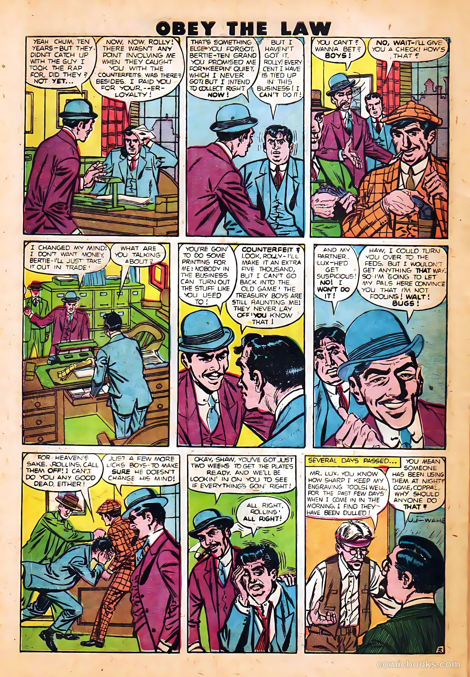 Crime and Punishment #22 (1950) — page 42 of 52