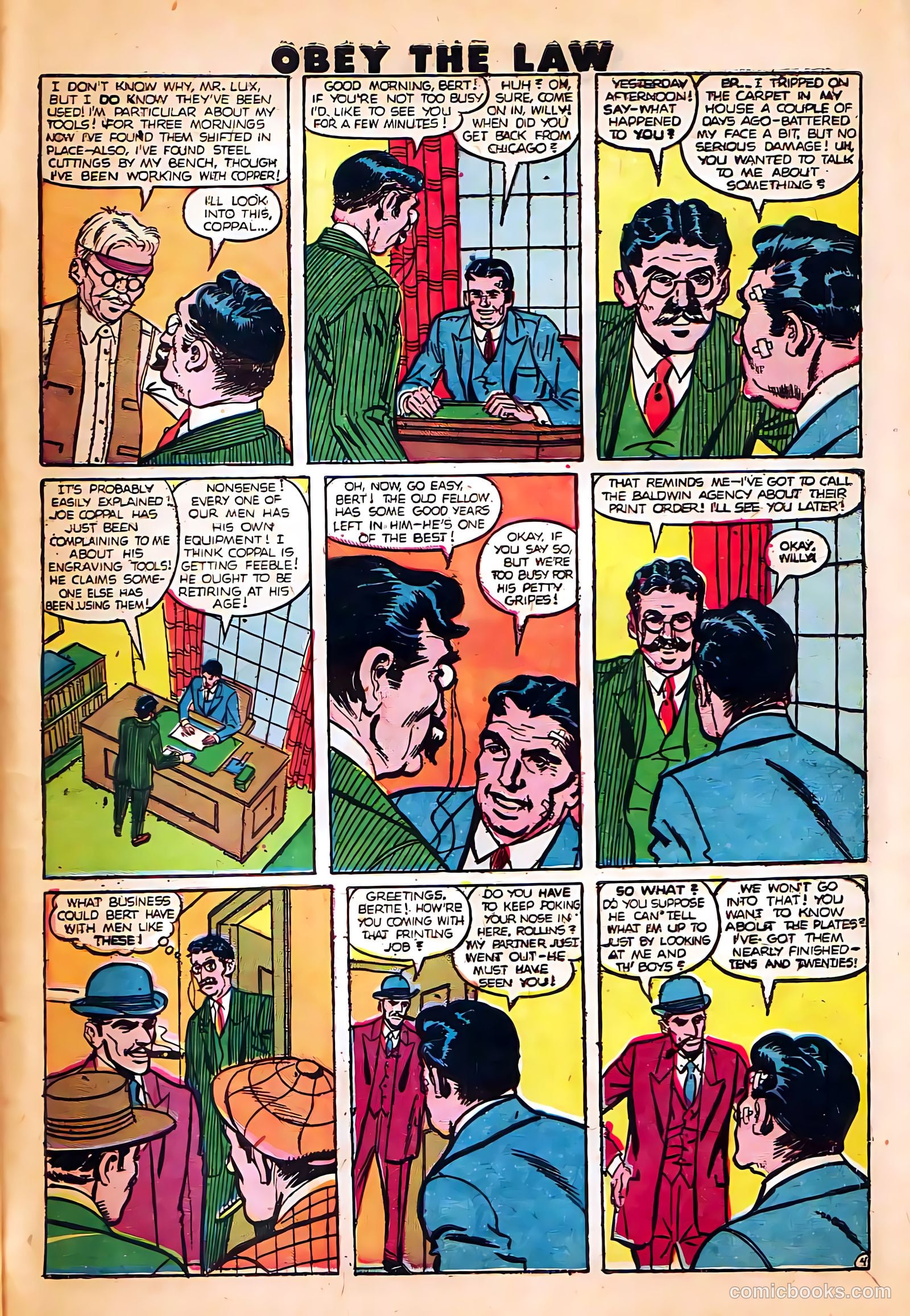 Crime and Punishment #22 (1950) — page 43 of 52