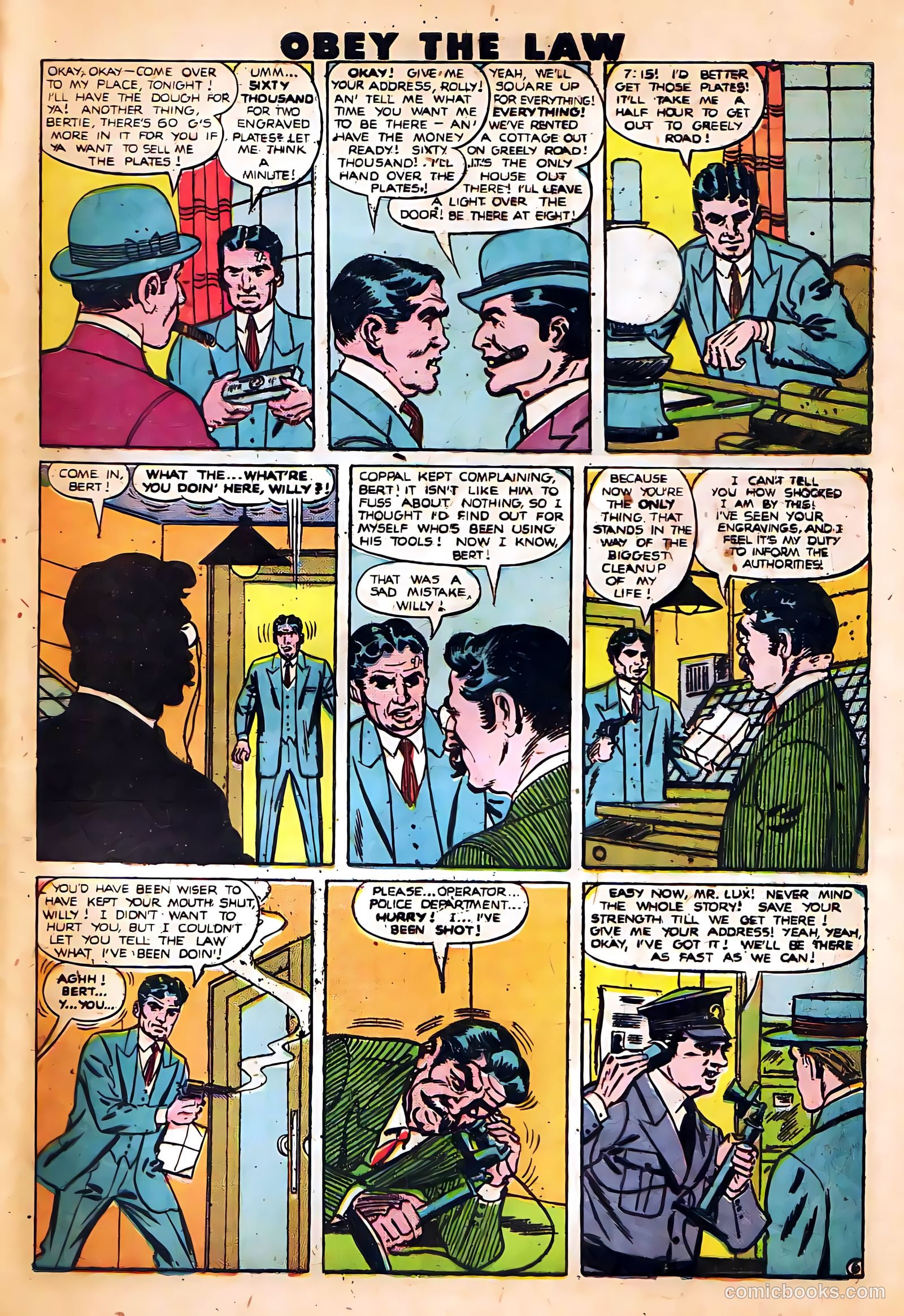 Crime and Punishment #22 (1950) — page 45 of 52