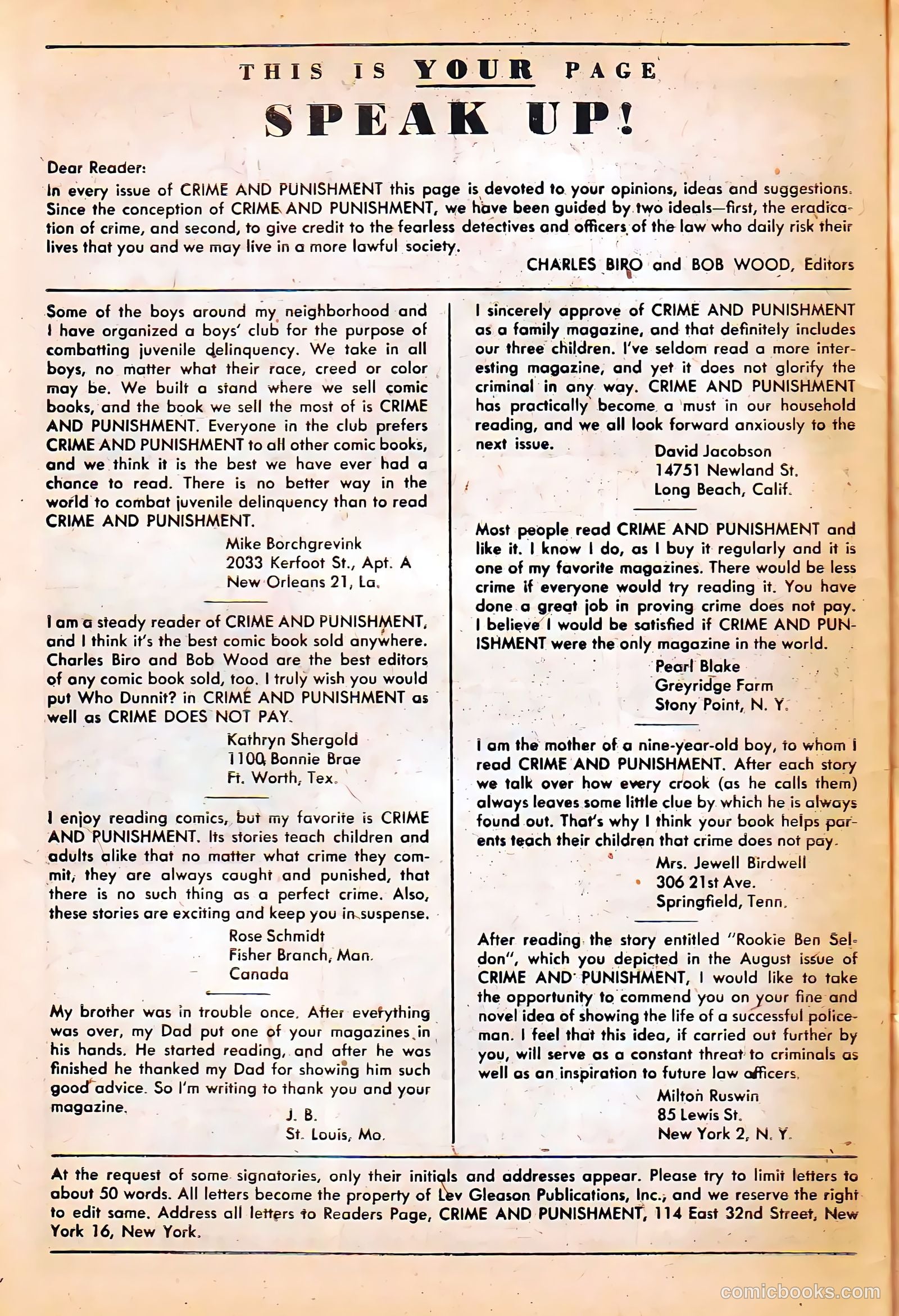 Crime and Punishment #22 (1950) — page 48 of 52