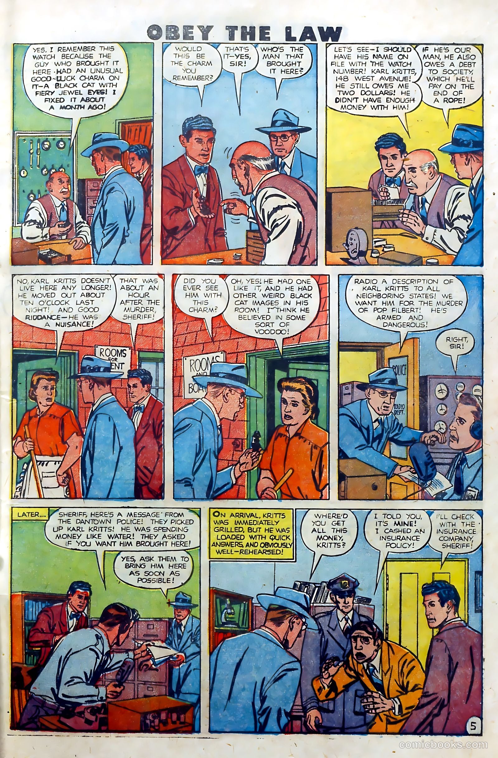 Crime and Punishment #23 (1950) — page 21 of 52