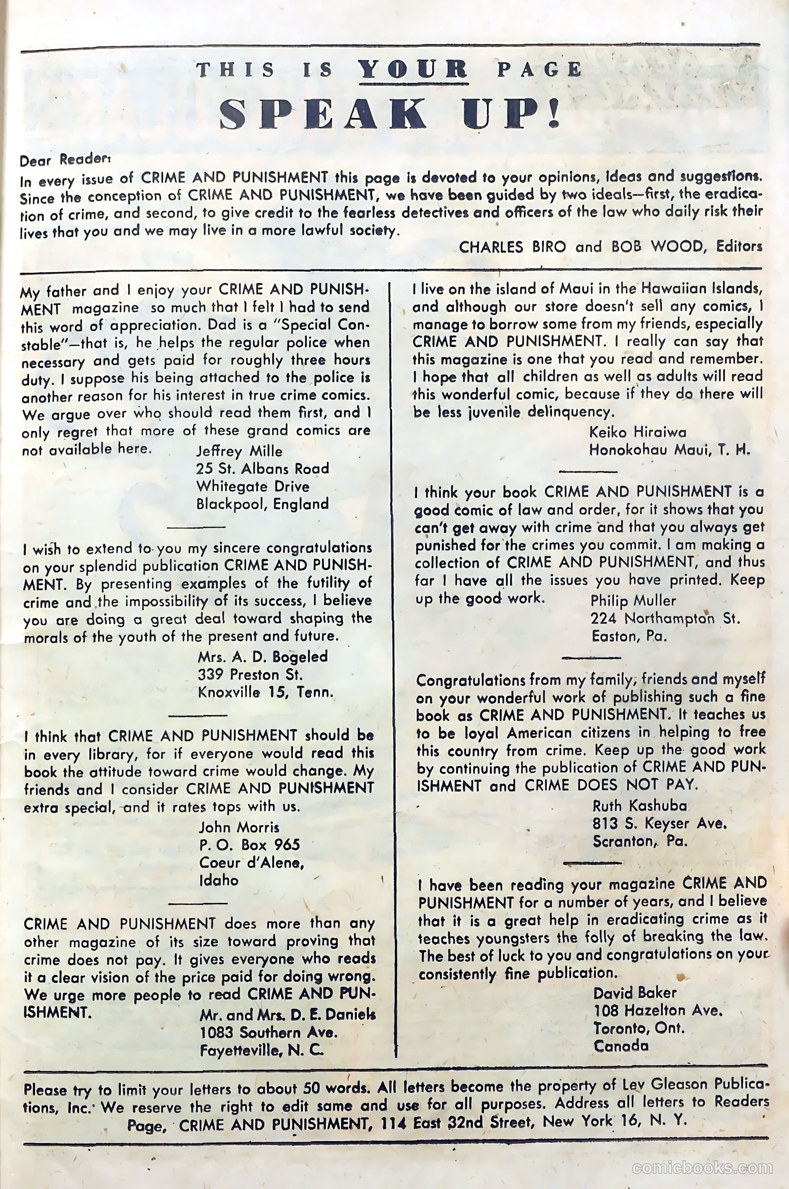 Crime and Punishment #23 (1950) — page 35 of 52
