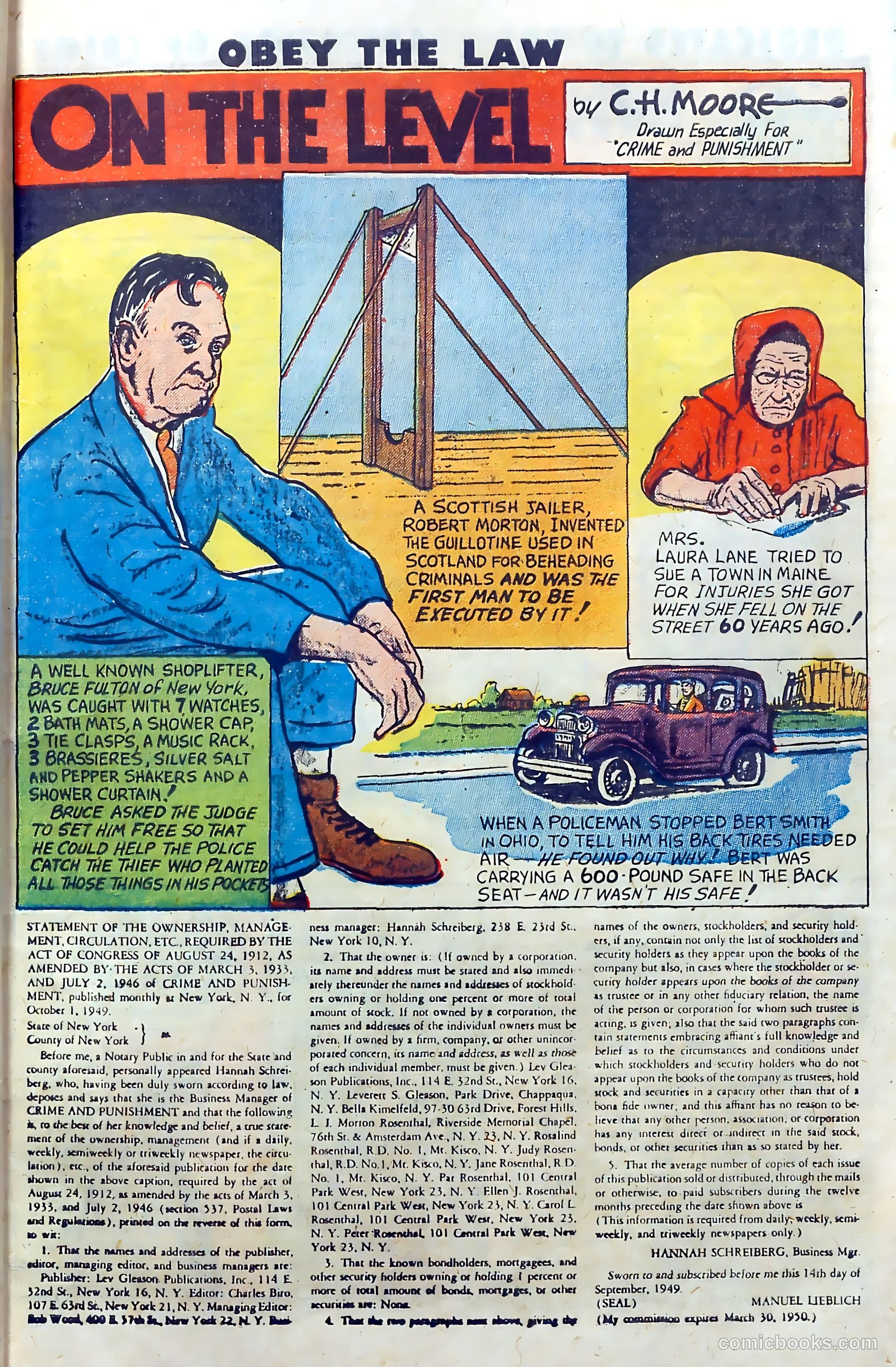Crime and Punishment #23 (1950) — page 39 of 52