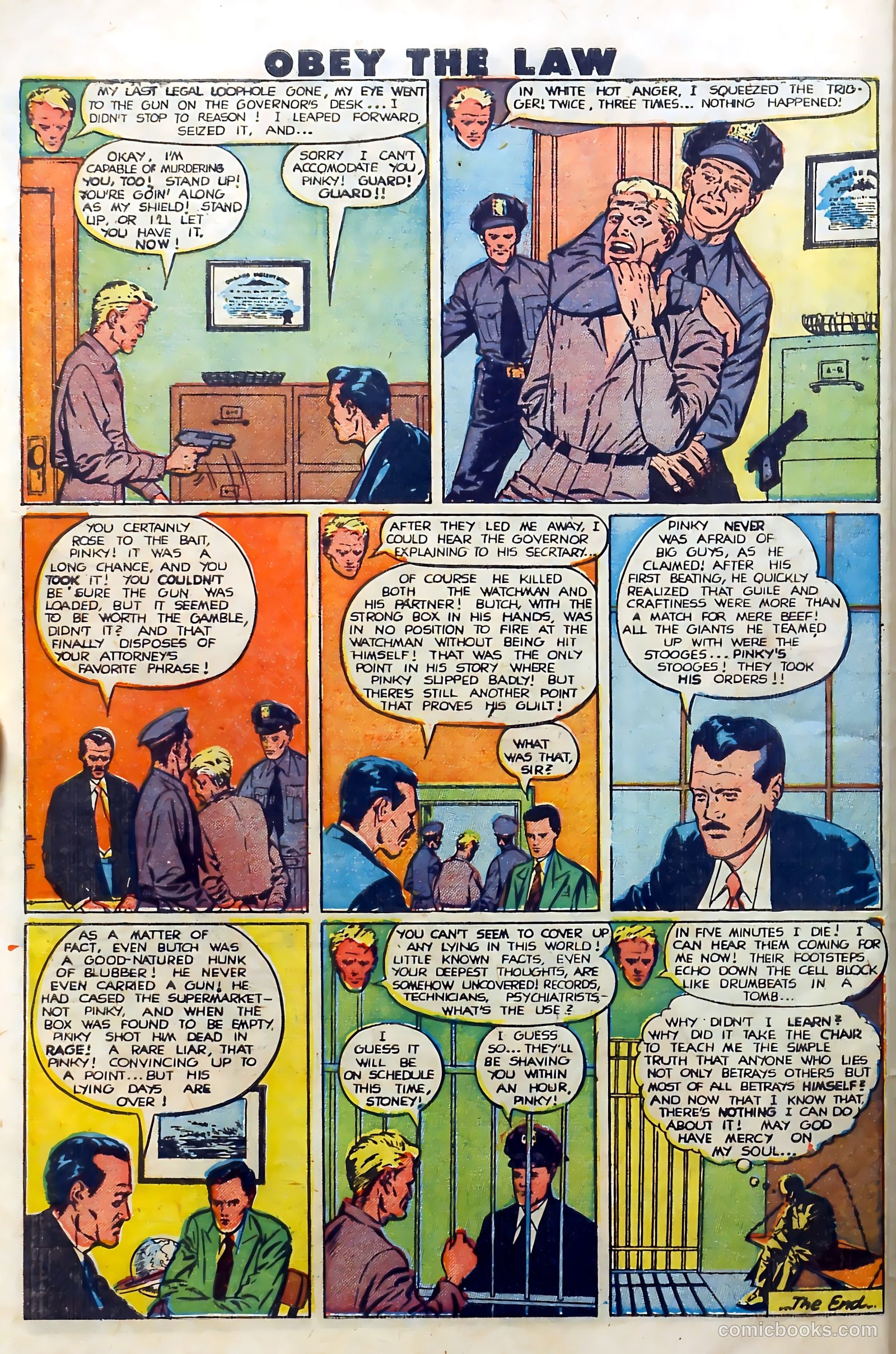 Crime and Punishment #23 (1950) — page 48 of 52